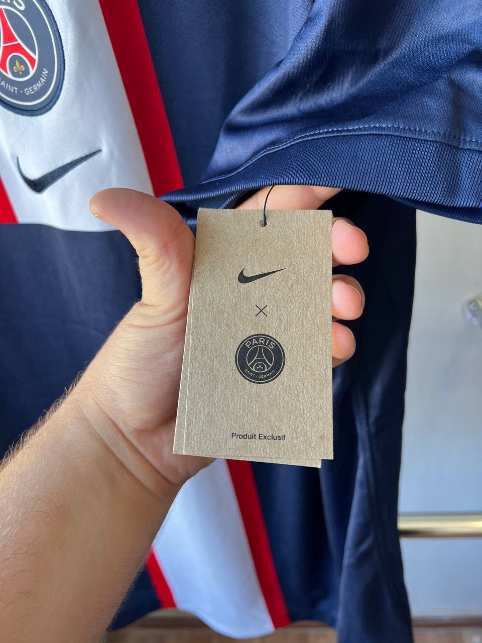 Nike NEW! PSG PARIS SAINT GERMAIN HOME SOCCER FOOTBALL JERSEY XL Size US XL / EU 56 / 4 - 7 Thumbnail