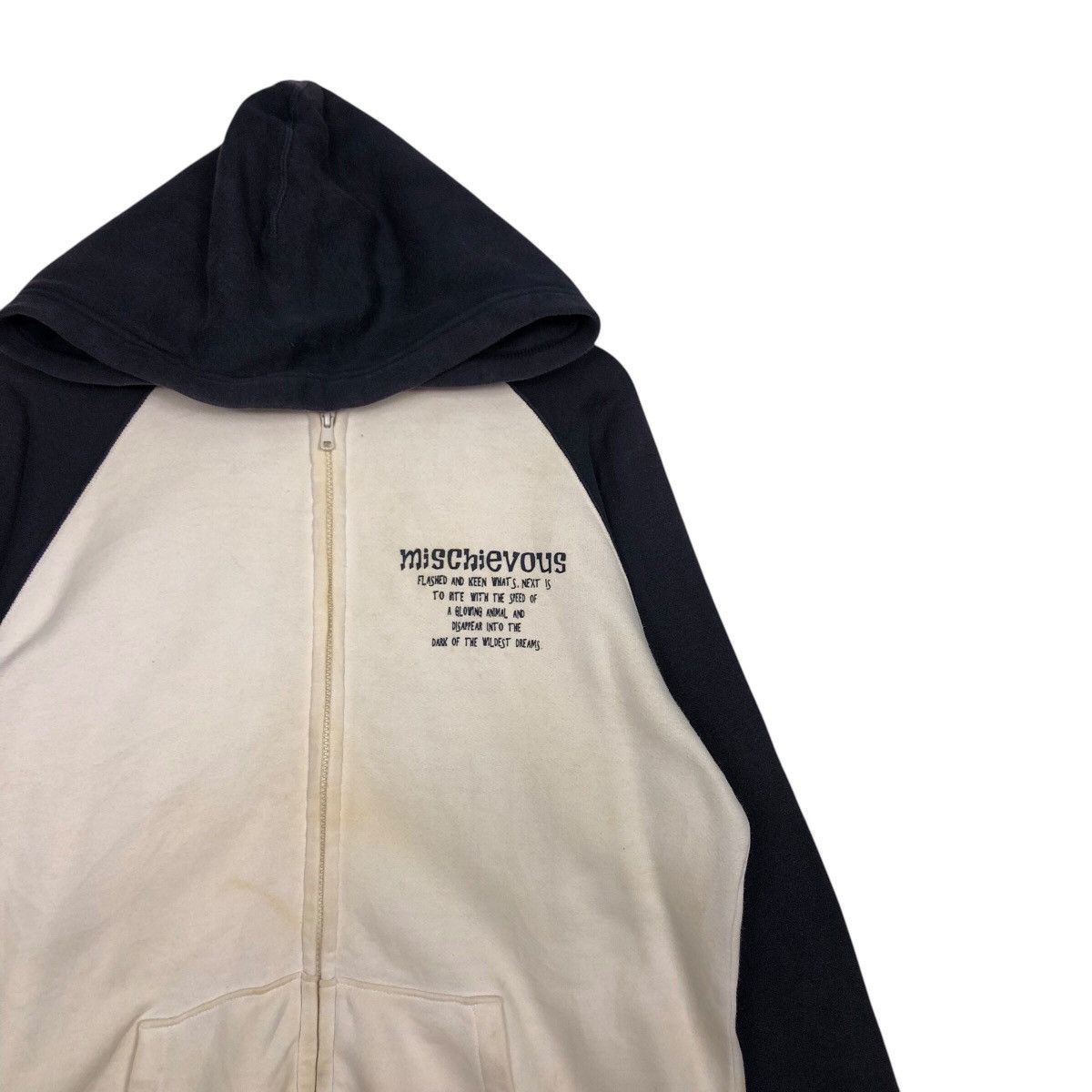 Japanese Brand × Vintage 📌Vintage Zipper Jacket Mischievous Big Logo Punk Style Size US M / EU 48-50 / 2 - 7 Thumbnail