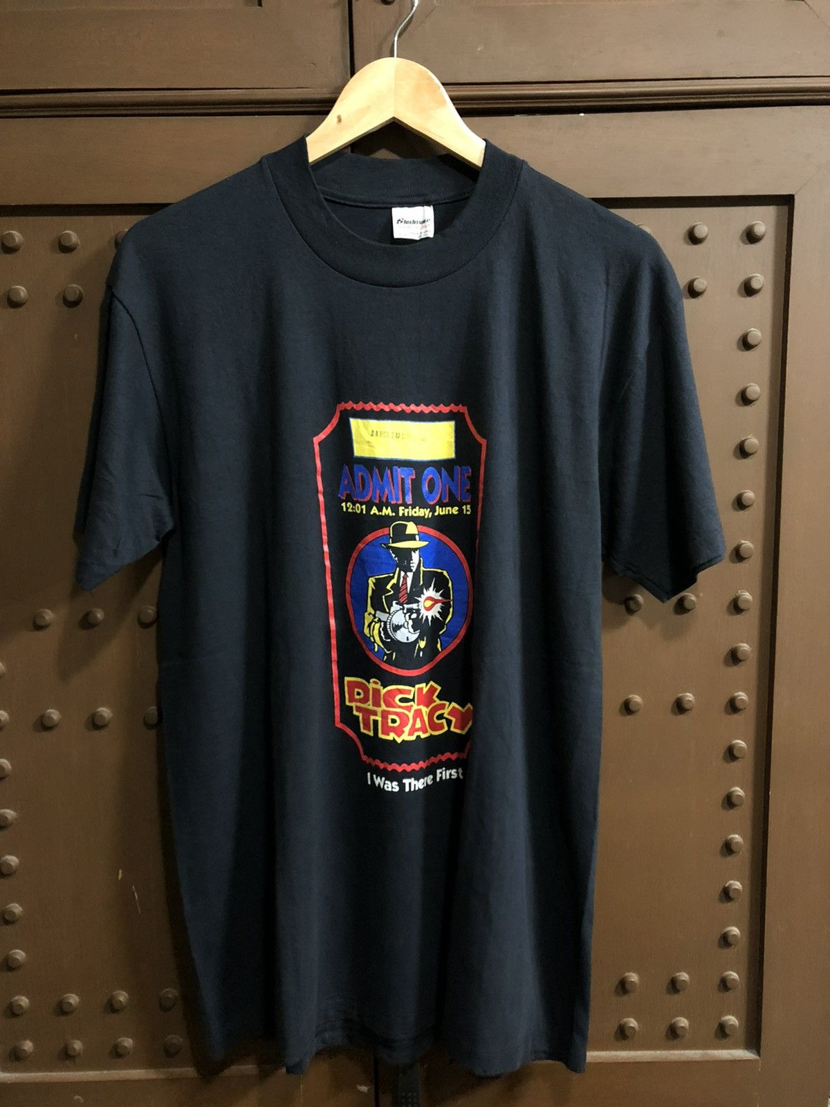 Vintage Vintage 90’s Dick Tracy Promo Shirt Size US L / EU 52-54 / 3 - 1 Thumbnail