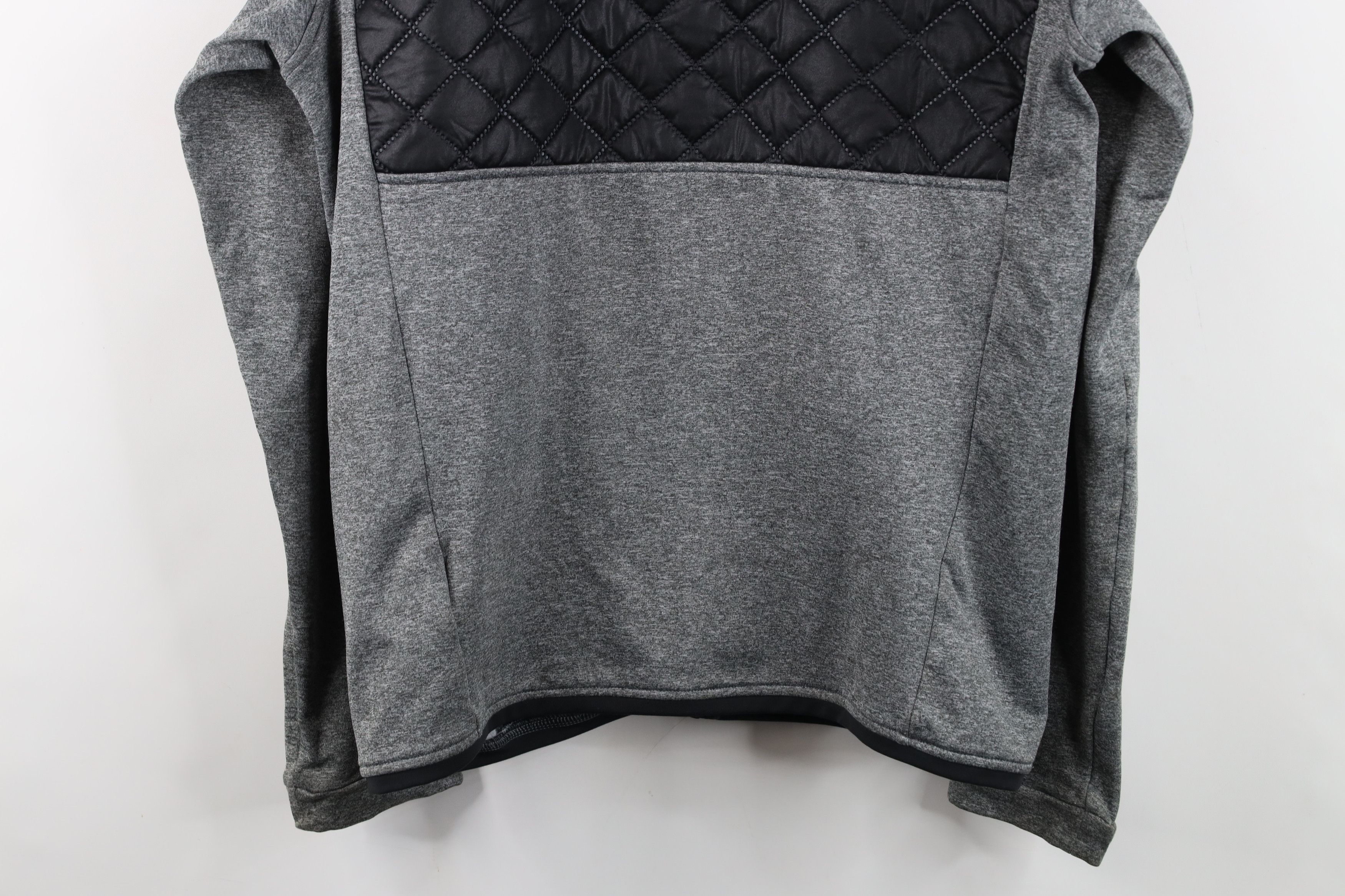 Adidas Adidas Quilted Full Zip Knit Golf Jacket Heather Gray Size US M / EU 48-50 / 2 - 16 Thumbnail