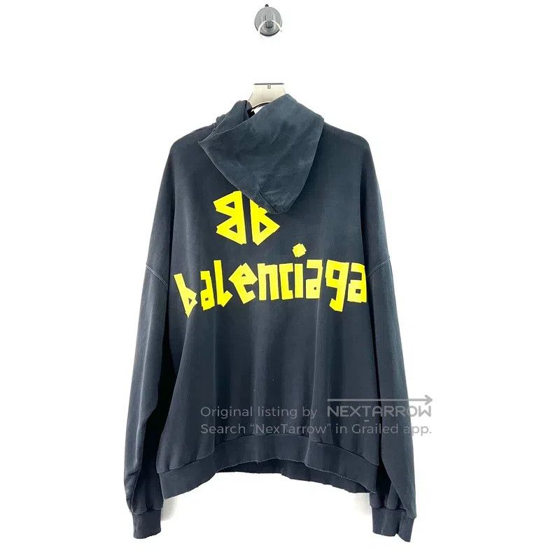 Balenciaga Balenciaga Tape Sweatshirt Size US XL / EU 56 / 4 - 5 Thumbnail