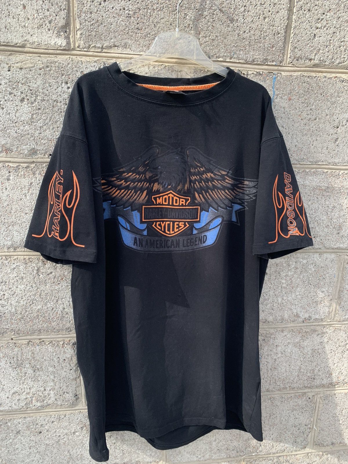 Harley Davidson × Vintage 🦅 Harley Davidson vintage eagle t shirt y2k Size US XL / EU 56 / 4 - 2 Thumbnail