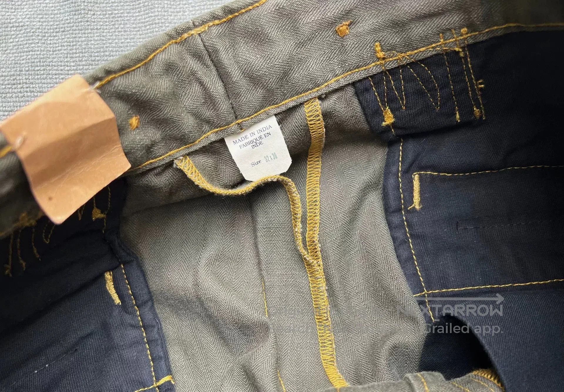 Vintage DoubleRl Herringbone Work Pants.