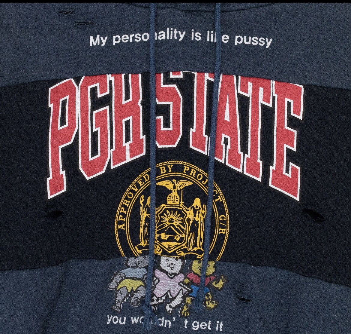 PROJECT G/R Project G/R Dirty Melange Reworked Hoodie Size US M / EU 48-50 / 2 - 1 Thumbnail