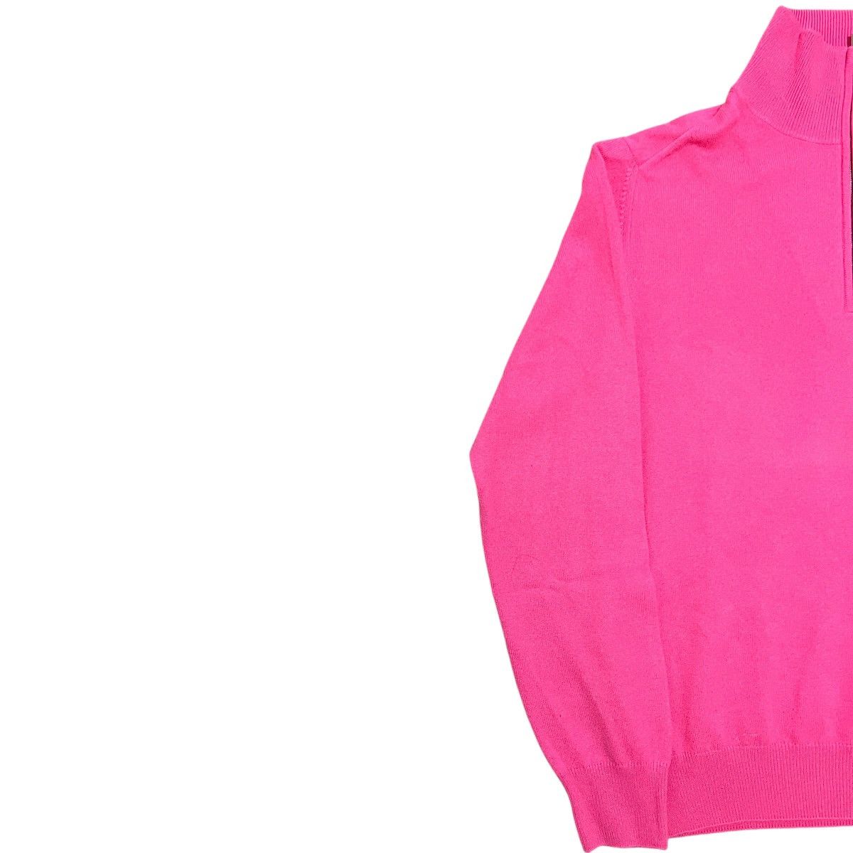 Hermes HERMES Cashmere Half Zip L/S Knit Sweater Pink – Size XS Size US XS / EU 42 / 0 - 2 Thumbnail