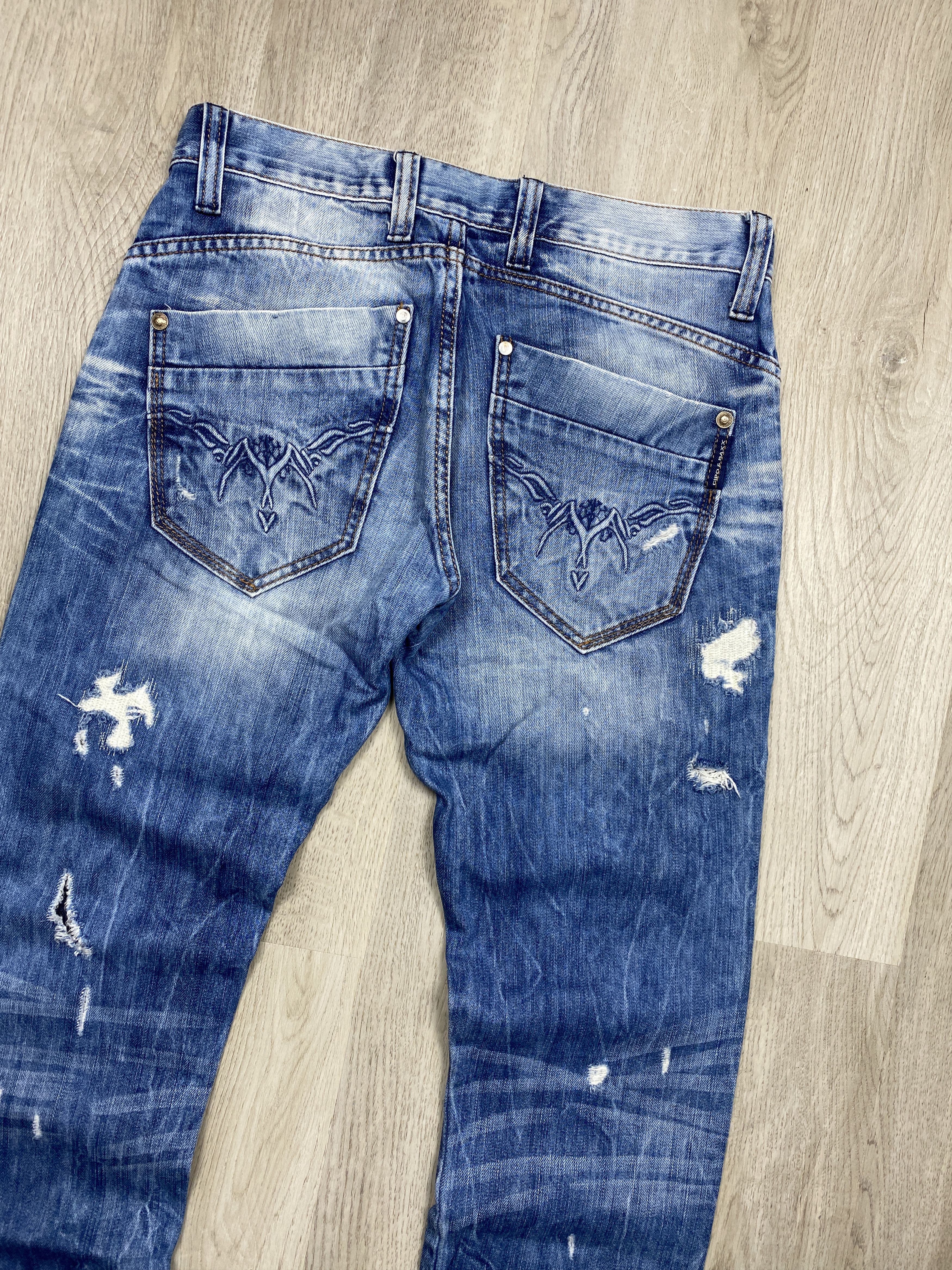 If Six Was Nine Cipo & Baxx Distressed Denim Vintage Rap Pants Jeans Size US 29 - 10 Thumbnail