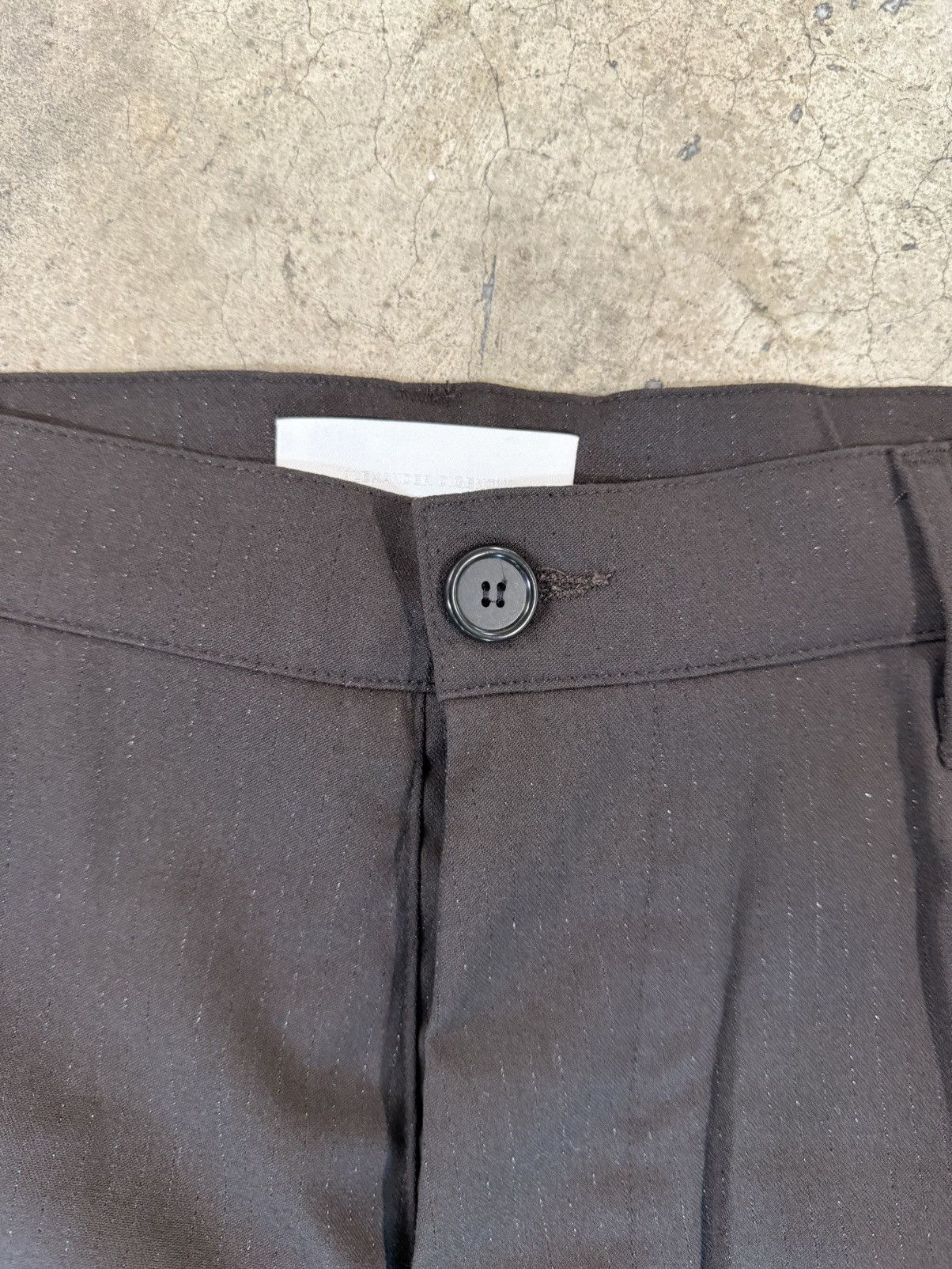ALEXANDER DIGENOVA Alexander Digenova Brown Limo Pants Size US 30 / EU 46 - 3 Thumbnail
