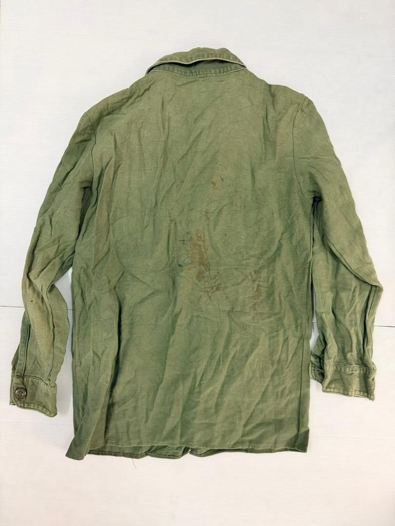 Vintage 80s US ARMY Long Sleeve Button Shirt Vintage Size US S / EU 44-46 / 1 - 2 Thumbnail