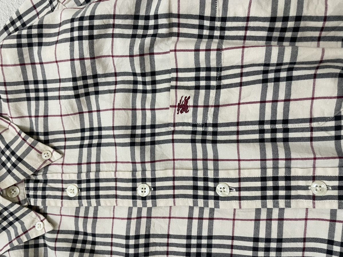Burberry Burberry Vintage Plaid Shirt Y2K Hysteric Streetwear Ifsix Size US XL / EU 56 / 4 - 6 Thumbnail