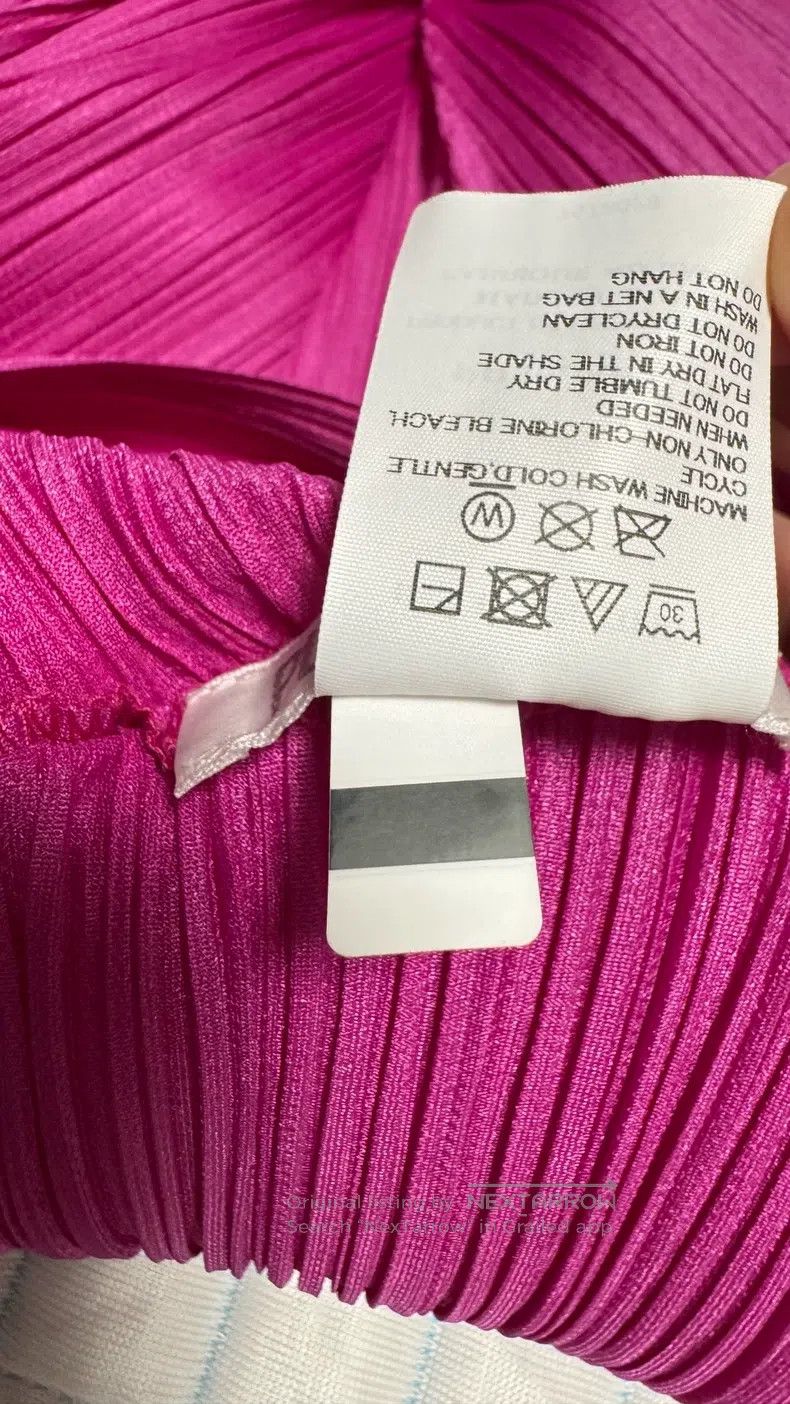 Issey Miyake Issey Miyake Rose Red Puff Sleeve Short Top Size L / US 10 / IT 46 - 3 Thumbnail