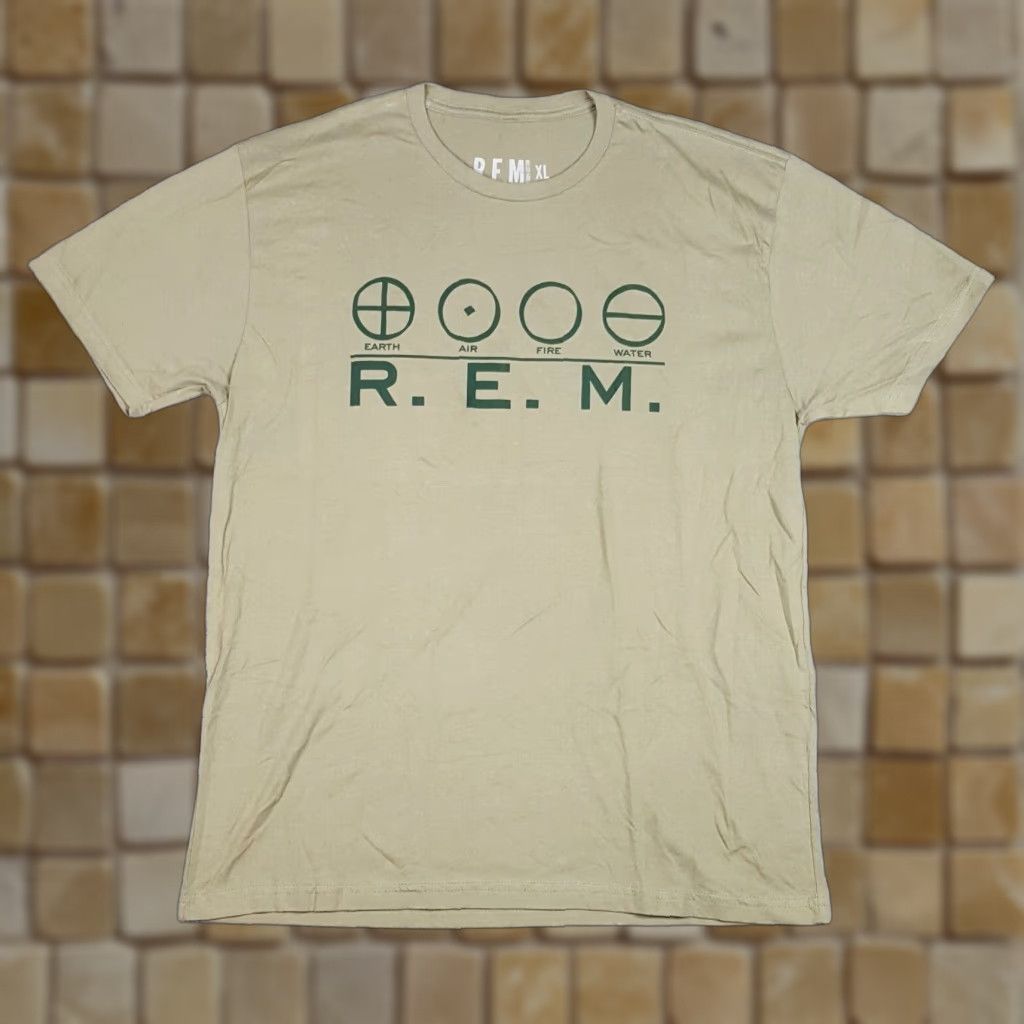 VINTAGE R.E.M. Band T-Shirt XL Multicolor Retro 90s Alt Rock Tour USA Made Mens