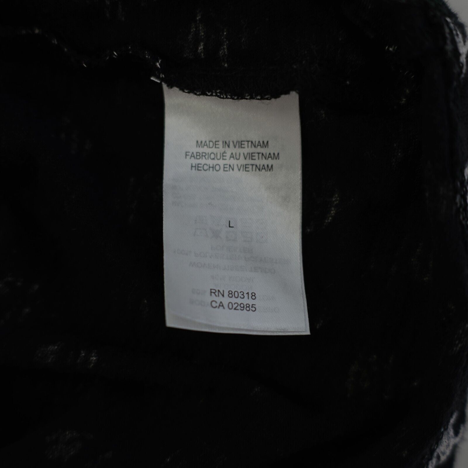 Lucky Brand Lucky Brand Black Floral Flutter Sleeve V-Neck Drawstring Ta Size L / US 10 / IT 46 - 6 Thumbnail