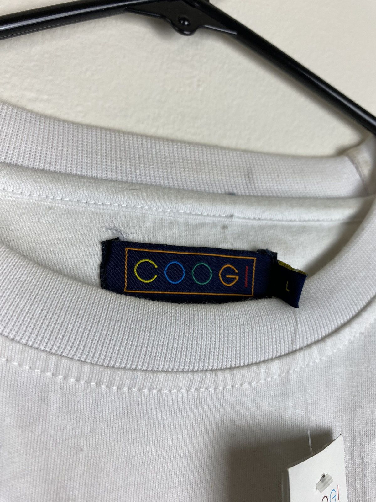 Coogi × Vintage NWT Brand New Coogi Shoes Embroidered T shirt Tee White y2k Size US L / EU 52-54 / 3 - 8 Thumbnail
