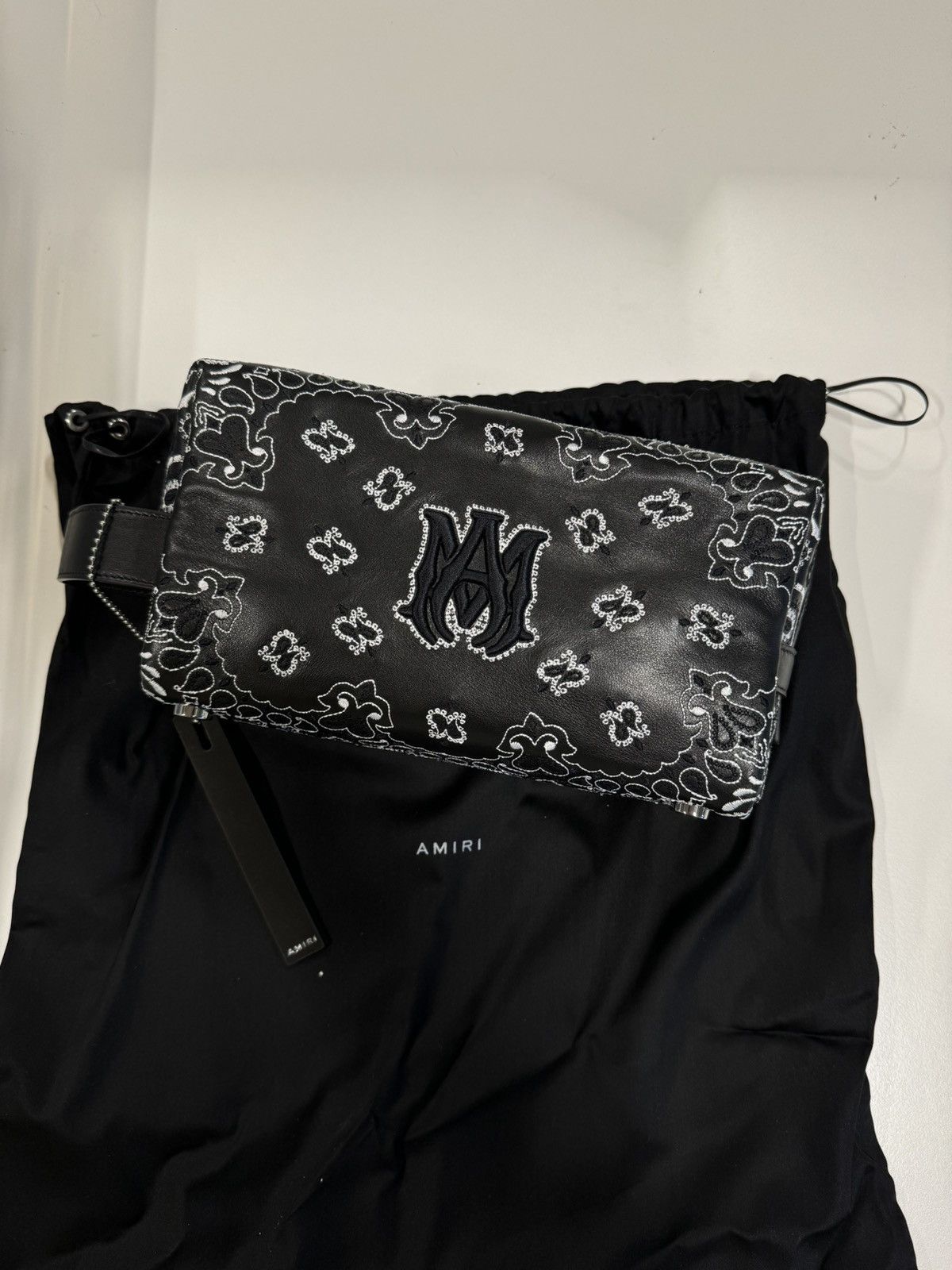 Amiri Amiri Bandana Toiletry Bag NEW 1250$ Size ONE SIZE - 2 Thumbnail