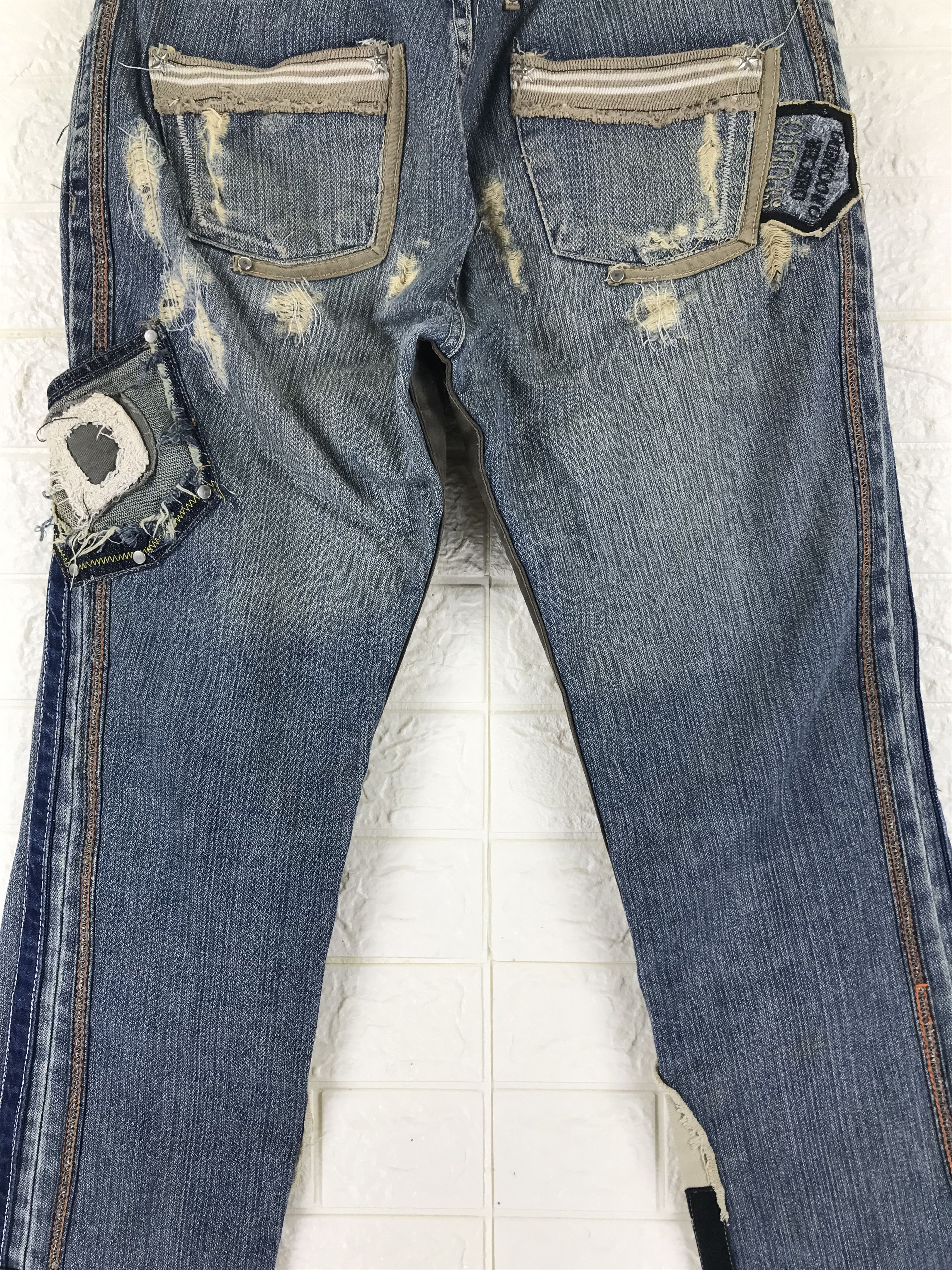 Japanese Brand Vintage Japanese Hybrid Stylish Jeans Size US 30 / EU 46 - 7 Thumbnail