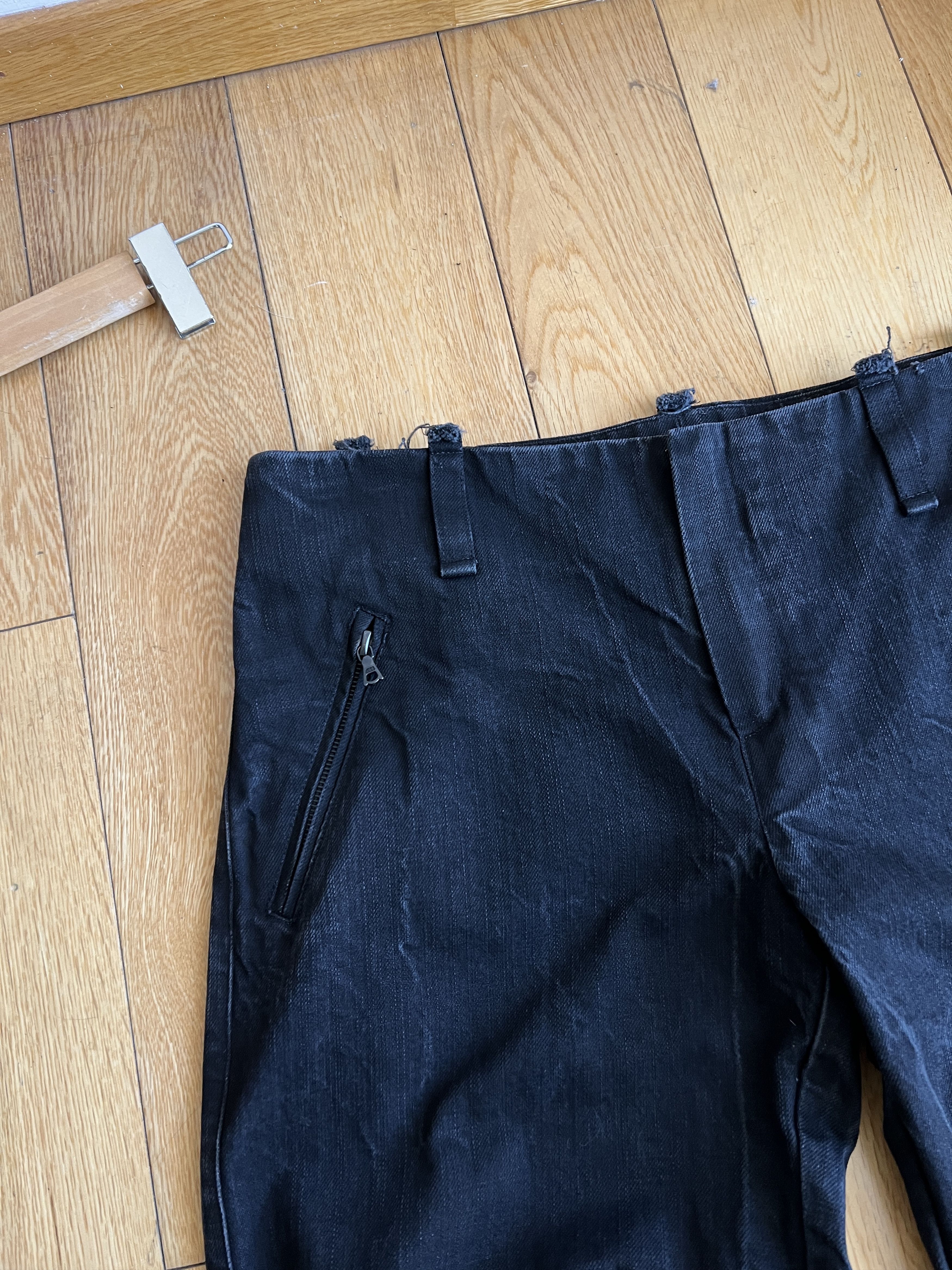 Other WASHED FLARED BIKER PANTS Size US 31 - 6 Thumbnail