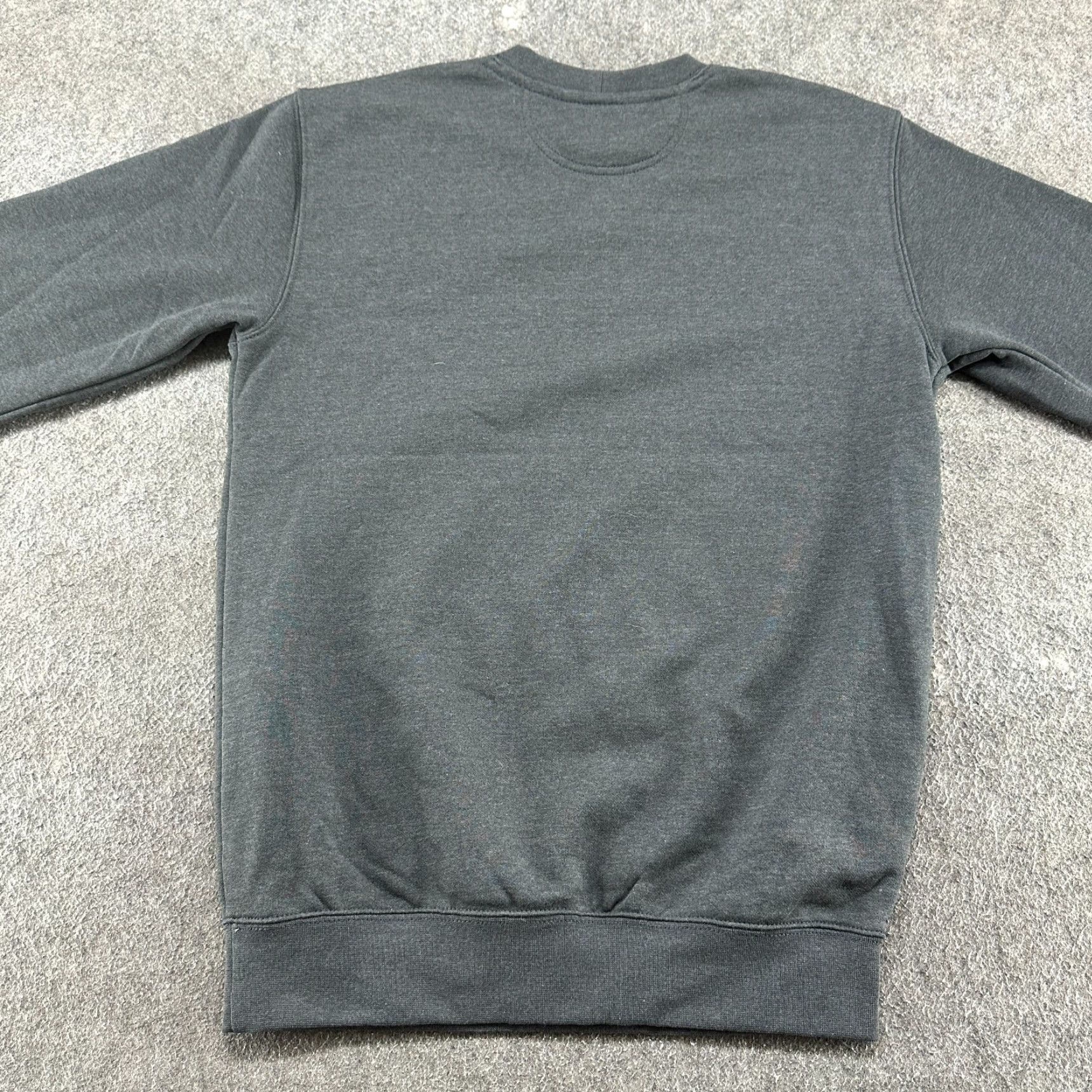 Carhartt Carhartt Sweatshirt Mens Small Gray Pullover Crew Neck Cotton Polyester Fleece Logo 90s Stacked Pocket, Regular Fit, Winter/All Seasons, Men Size US S / EU 44-46 / 1 - 7 Thumbnail
