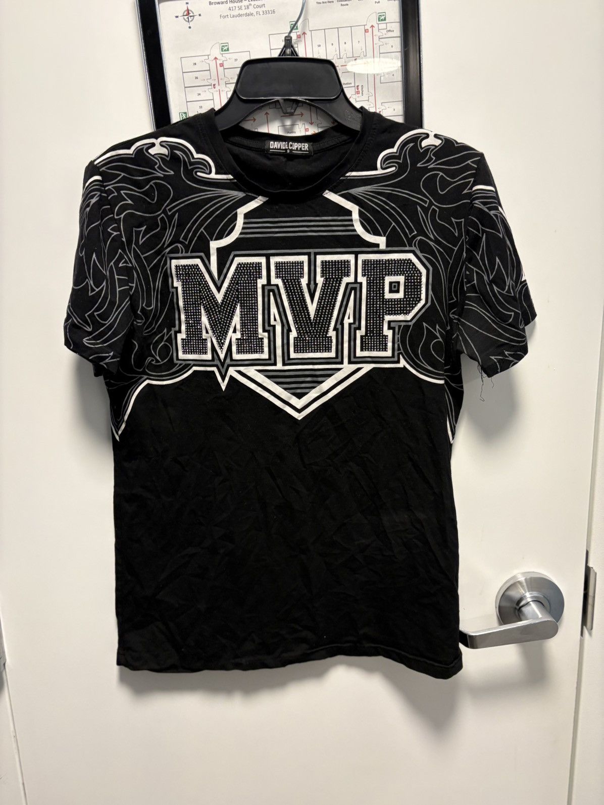 Other David Copper Men's Black MVP Graphic Sequence T-Shirt S Size US S / EU 44-46 / 1 - 1 Thumbnail
