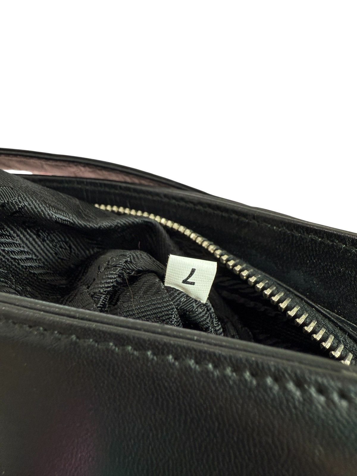 Prada Vintage Prada Logo Leather Box Baguette Bag Size ONE SIZE - 10 Thumbnail