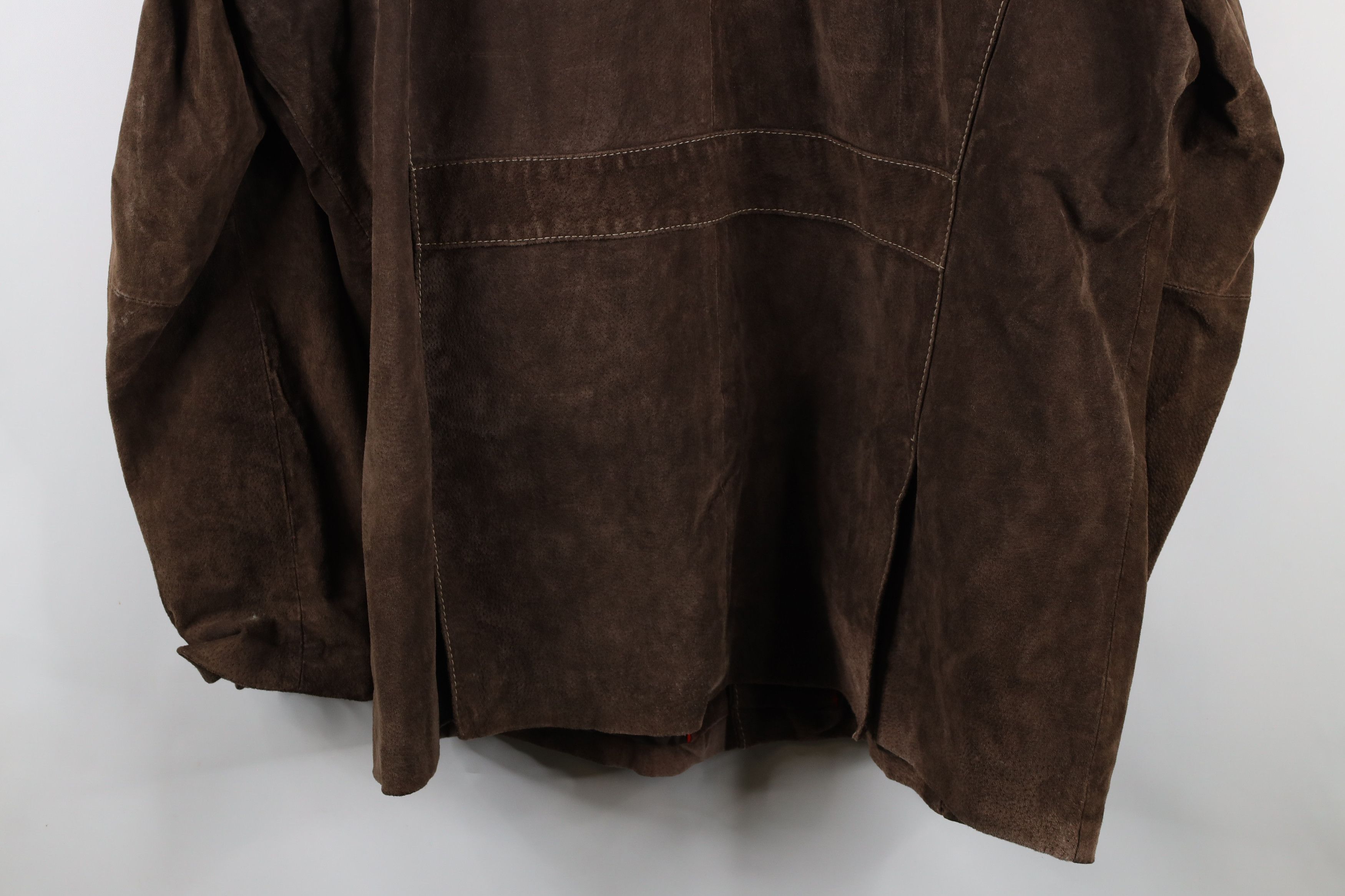 Vintage Vintage 90s Streetwear Blazer Sport Coat Jacket Brown Size US XXL / EU 58 / 5 - 16 Thumbnail