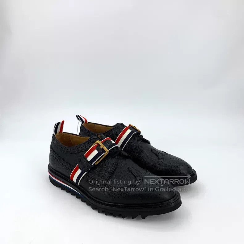Thom Browne Thom Browne Black block carved striped fabric belt casual Size US 7 / EU 40 - 2 Thumbnail