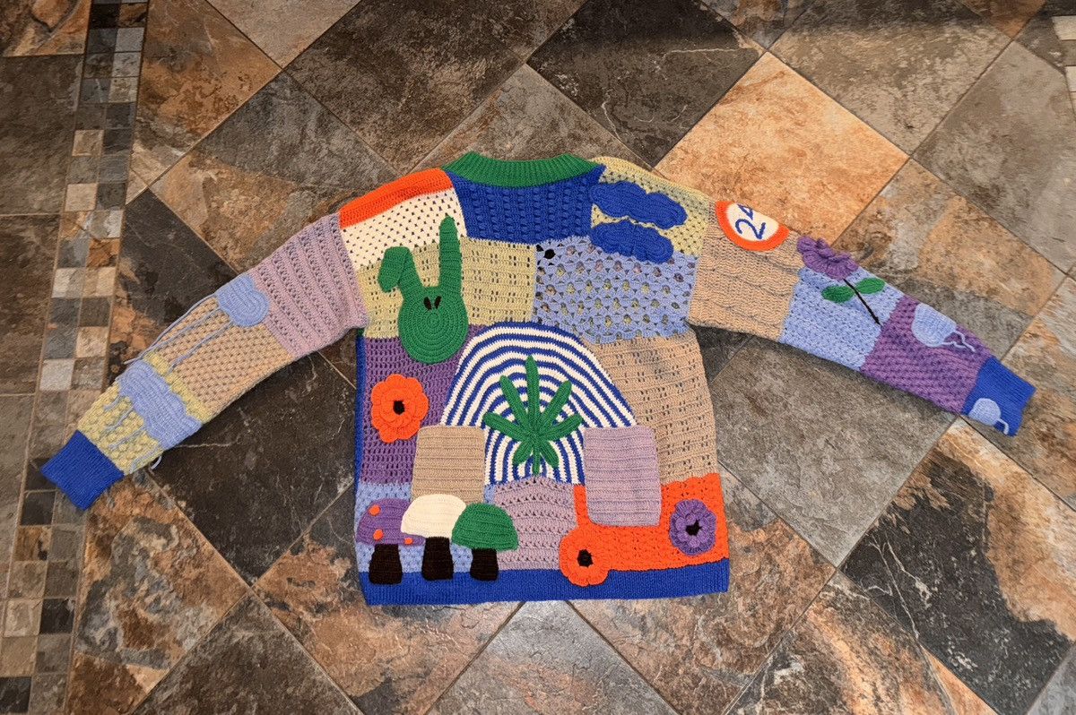 Nahmias Nahmias 420 Quilt Sweater Size US M / EU 48-50 / 2 - 6 Thumbnail
