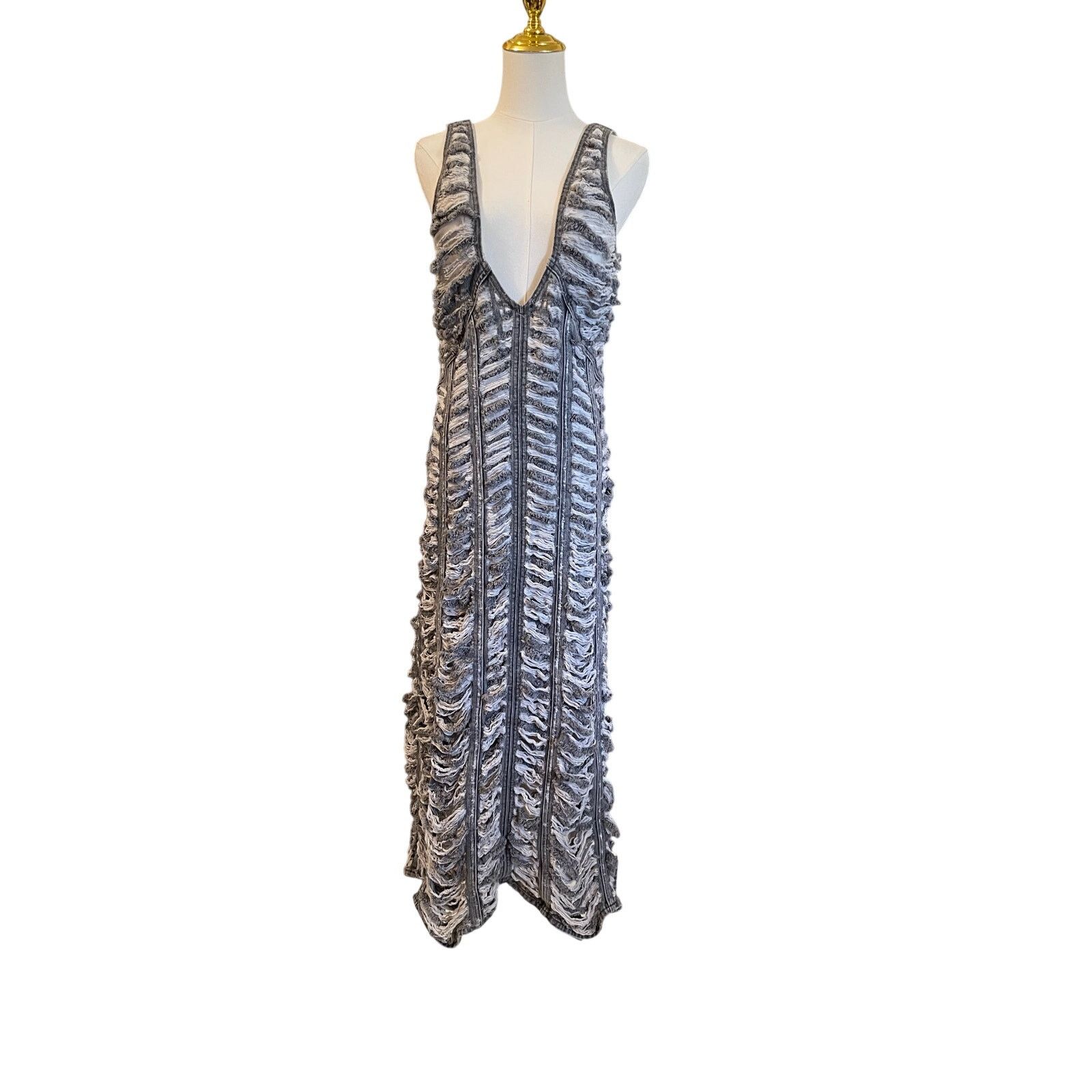 Diesel Diesel De-Arie-ads Distressed Denim Dress NWT Size Small Size S / US 4 / IT 40 - 11 Thumbnail