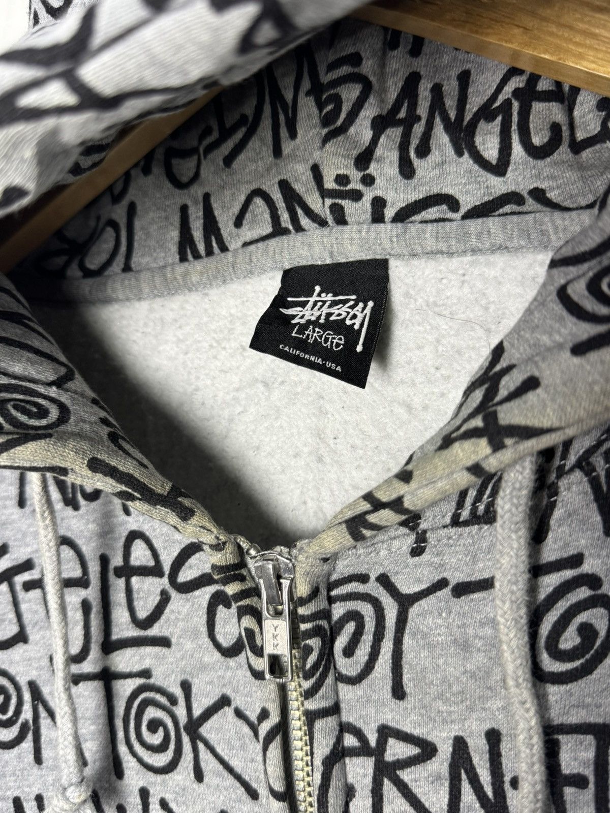 Stussy 🔥Stussy zip Hoodie All over Print Size US L / EU 52-54 / 3 - 3 Thumbnail