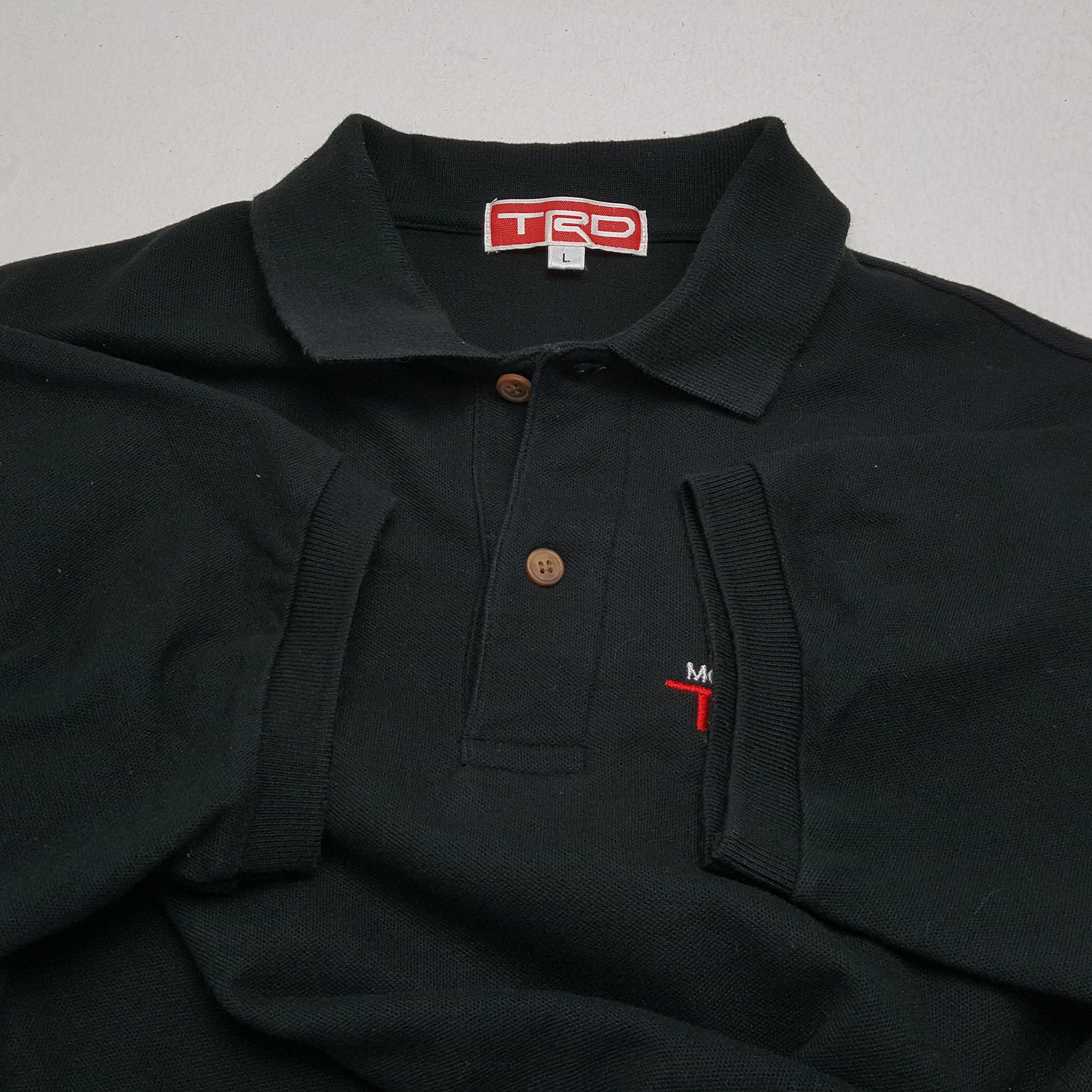 Japanese Brand × Vintage Vintage TRD TOYOTA MOTOR SPORT Racing Team Custom Polos Size US L / EU 52-54 / 3 - 7 Thumbnail