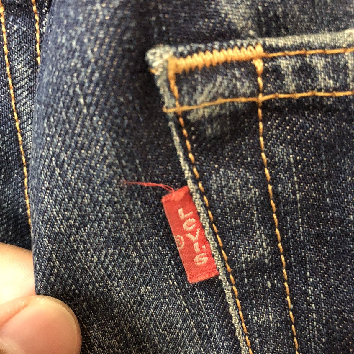 Levi's 501 Levis Strauss & Co faded Blue Denim Pants #7318 Size US 29 - 19 Thumbnail