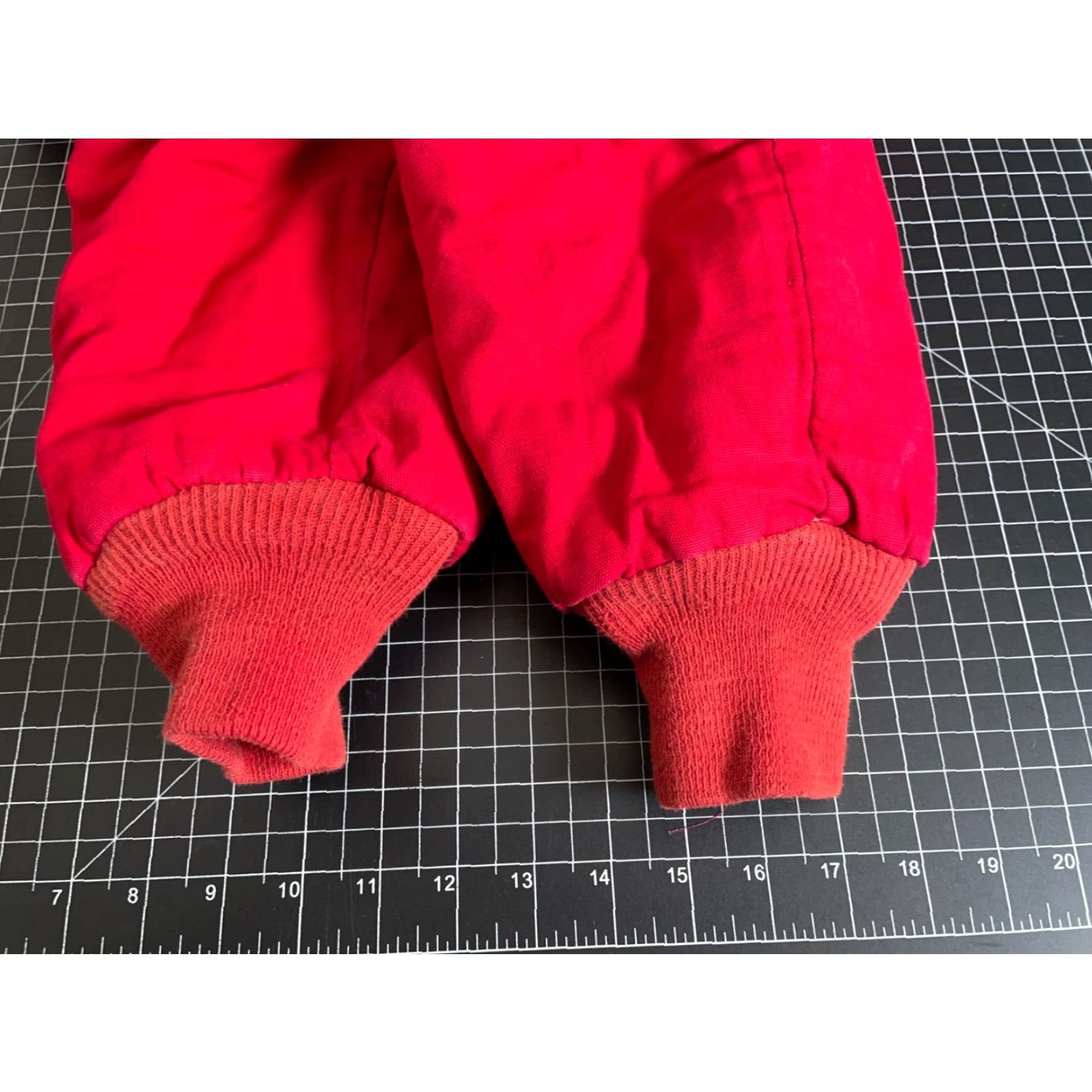 Vintage VINTAGE 70s Canvas Hunting Pants Men’s 32 x 29 Red Quilted Lined Outdoor USA Made Pants Size US 32 / EU 48 - 6 Thumbnail