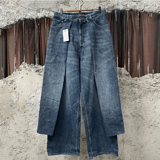 Balenciaga Balenciaga Patched Pocket Baggy Jeans | Grailed