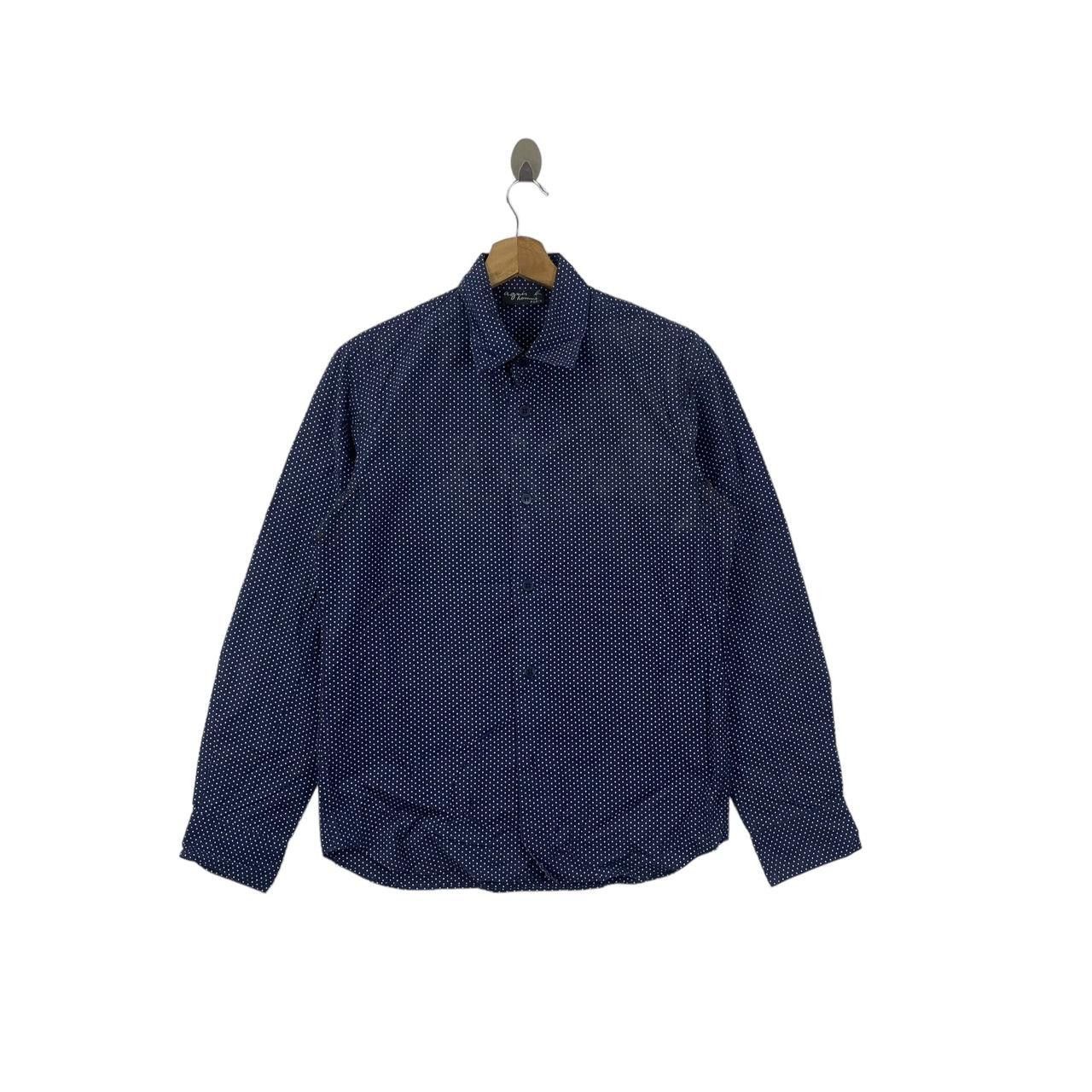 agnes b. AGNES B. PARIS Homme Polka Dot Casual Button Tee Shirt Size US M / EU 48-50 / 2 - 1 Thumbnail