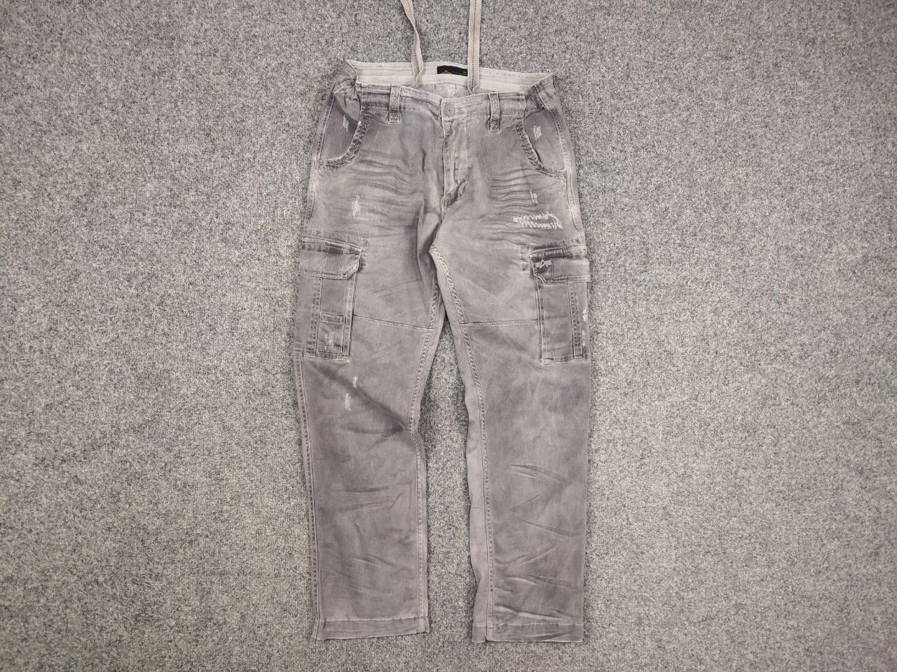 Alpha Industries Alpha Industries Straight Fabric Faded Gray Cargo Pants Size US 32 / EU 48 - 7 Thumbnail