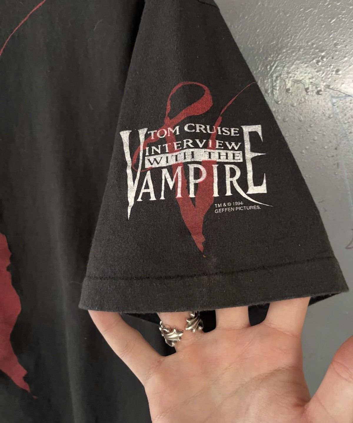 Vintage 1994 Interview With The Vampire Promo Tee Size US XL / EU 56 / 4 - 2 Thumbnail