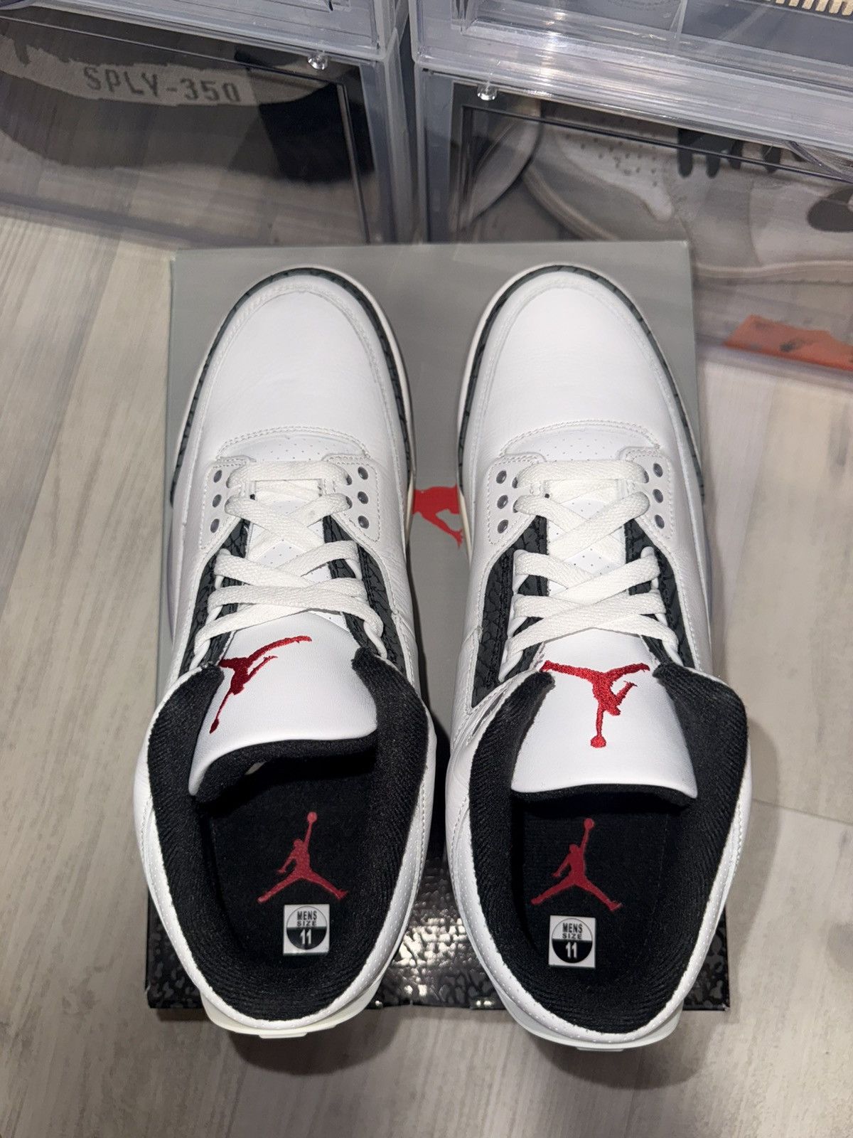 Jordan Brand Air Jordan 3 Retro Cement Grey Size US 11 / EU 44 - 6 Thumbnail