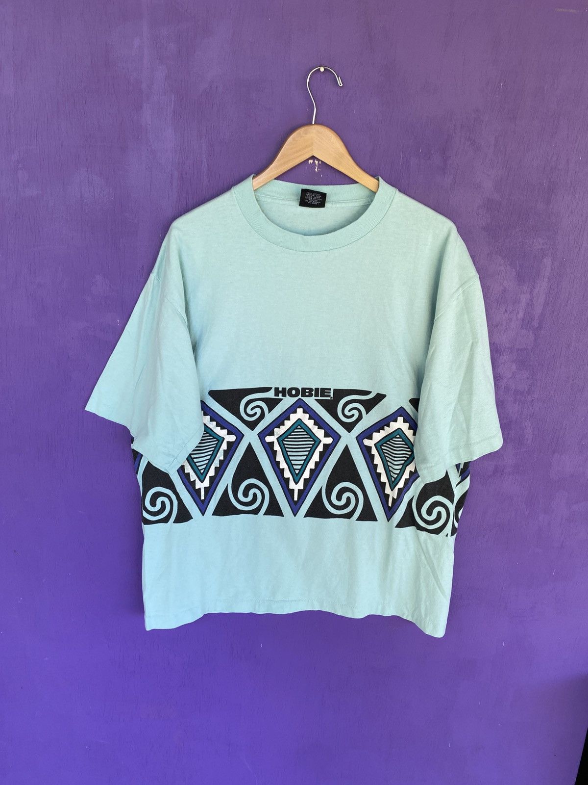 Other Vintage 80s Hobie surfwear wrap around t-shirt Size US XL / EU 56 / 4 - 1 Thumbnail