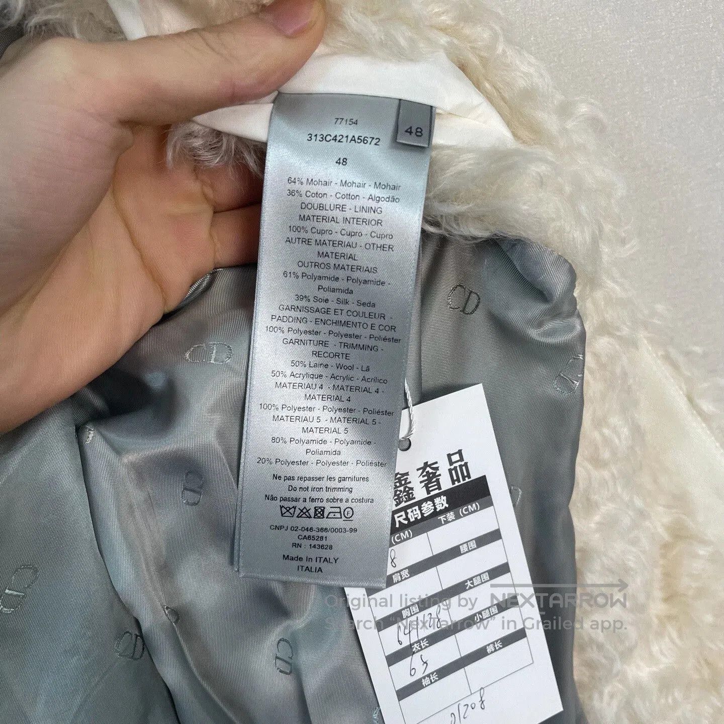 Dior new year limited plush jacket. Size L / US 10 / IT 46 - 4 Thumbnail