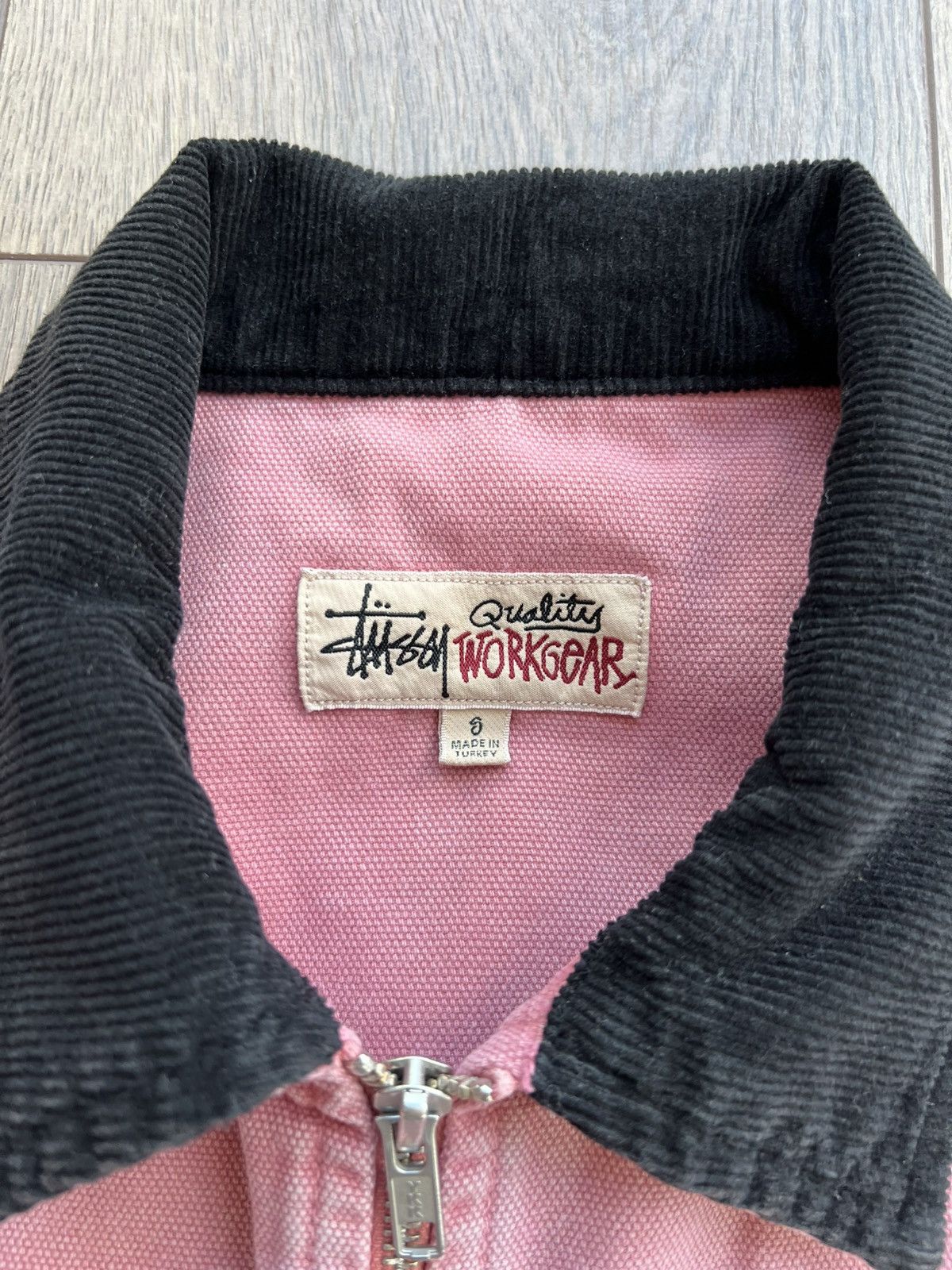 Stussy Stussy Pink Washed Canvas Work Shirt Small Size US S / EU 44-46 / 1 - 6 Thumbnail