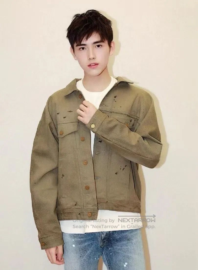 Fear of God Fear of God Distressed Denim Jacket. Size US S / EU 44-46 / 1 - 8 Thumbnail