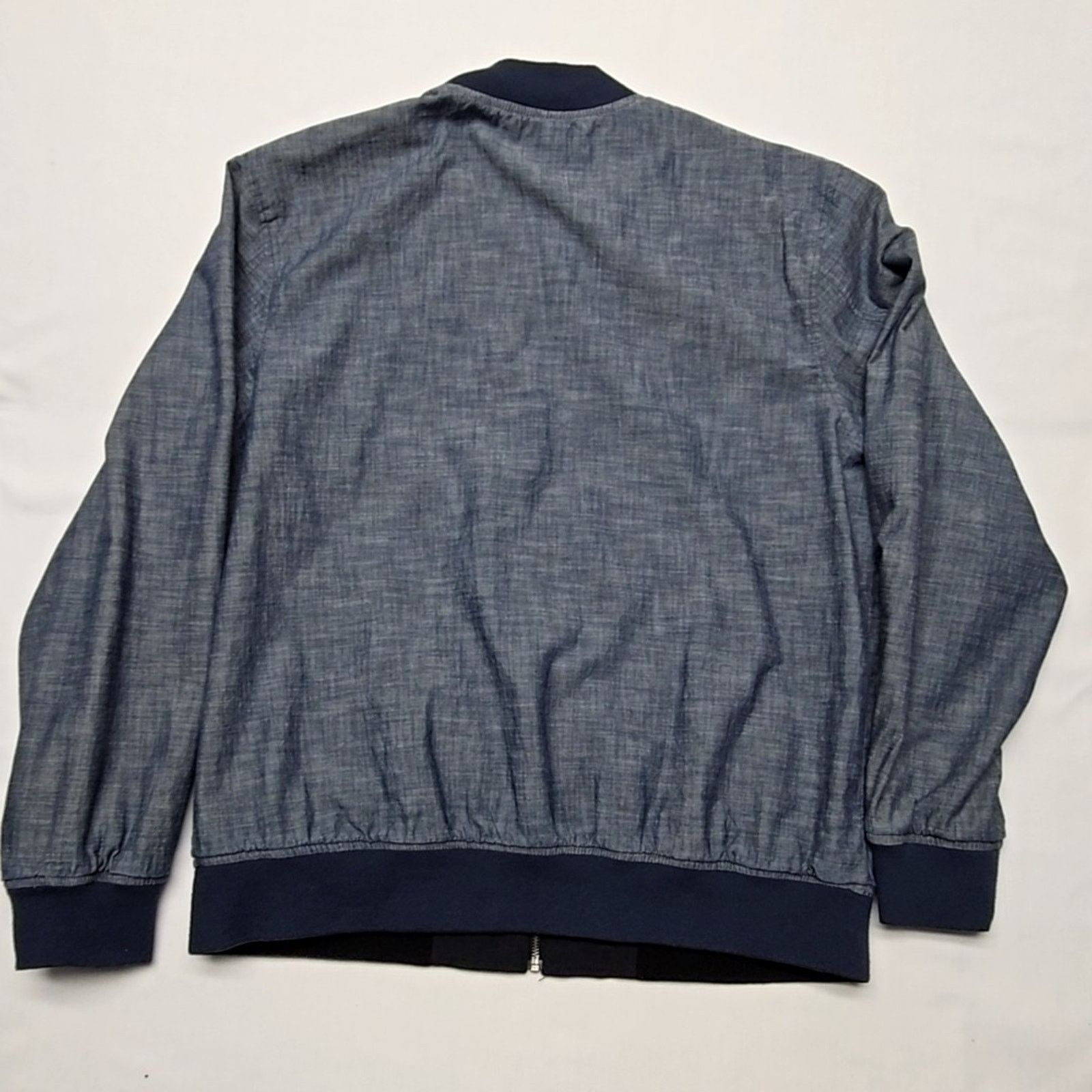 Old Navy Old Navy Mens Bomber Jacket Reversible Blue Black XL Casual Size US XL / EU 56 / 4 - 3 Thumbnail