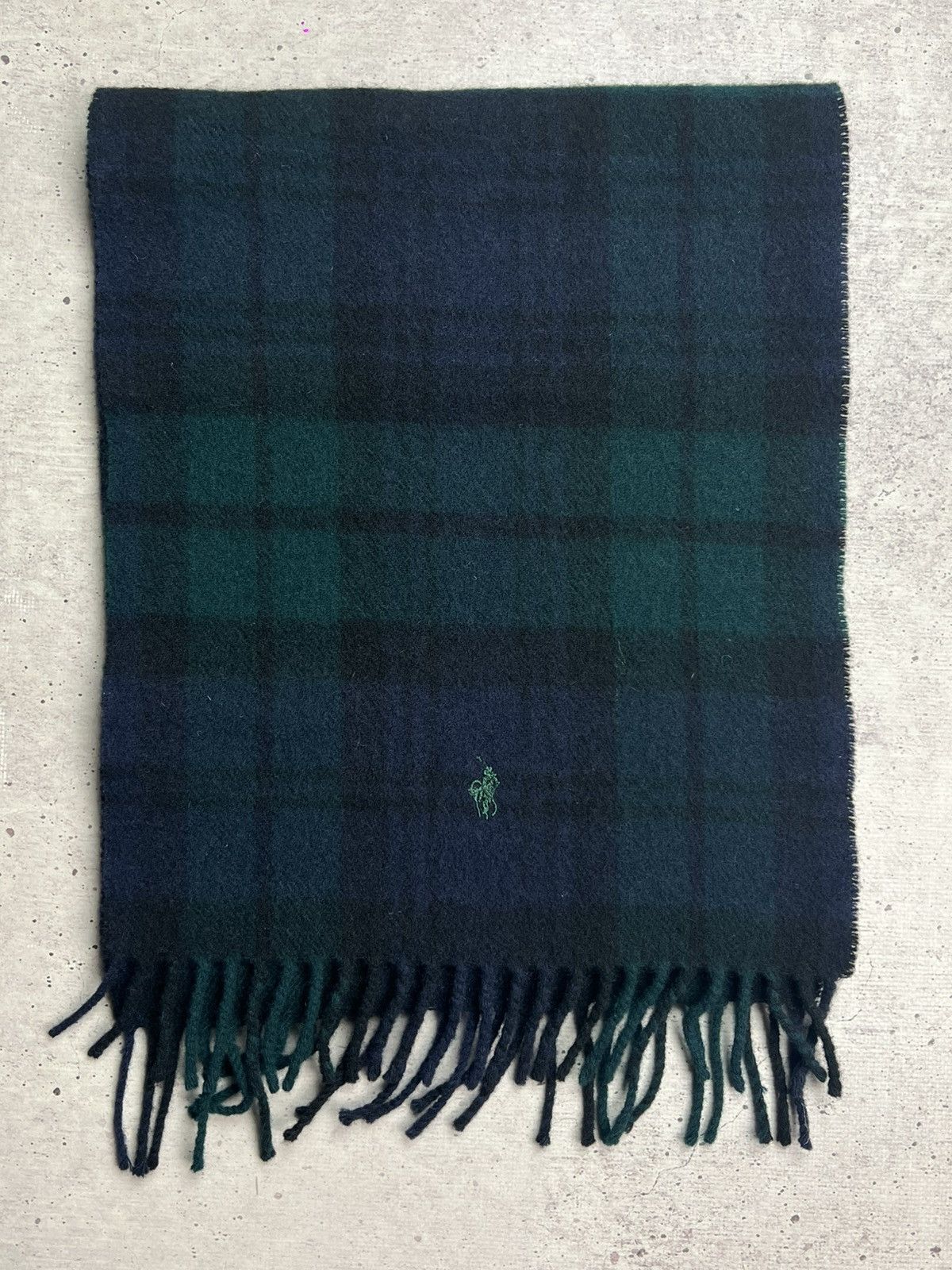 Polo Ralph Lauren × Vintage Vintage Polo Ralph Lauren Muffler Wool Scarves Size ONE SIZE - 3 Thumbnail