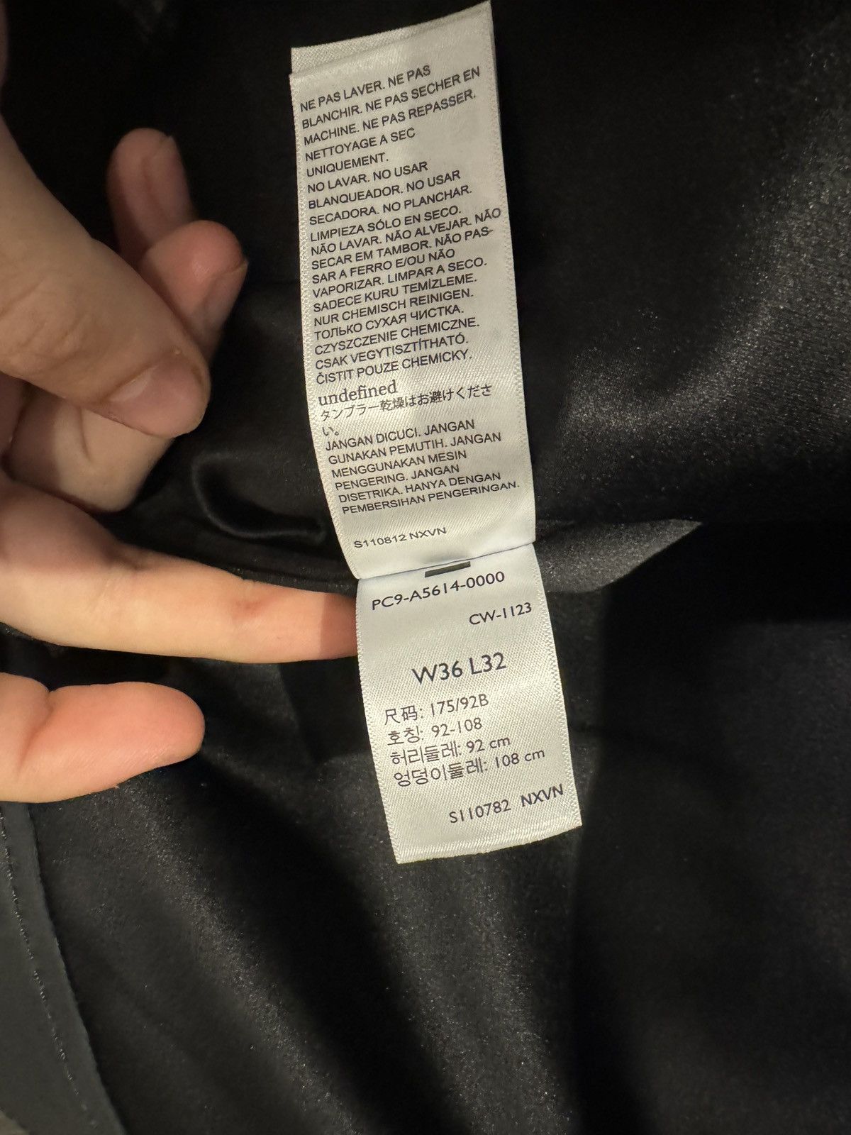 DENIM TEARS Denim Tears Black Leather Pants size 36 Size US 36 / EU 52 - 6 Thumbnail