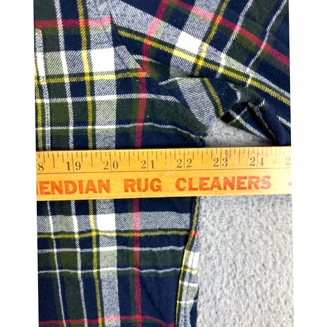 J.Crew J.CREW Flannel Shirt Mens Large Multicolor Plaid Button Down Pockets Slim Outdoor/Workwear Shirt Size US L / EU 52-54 / 3 - 7 Thumbnail
