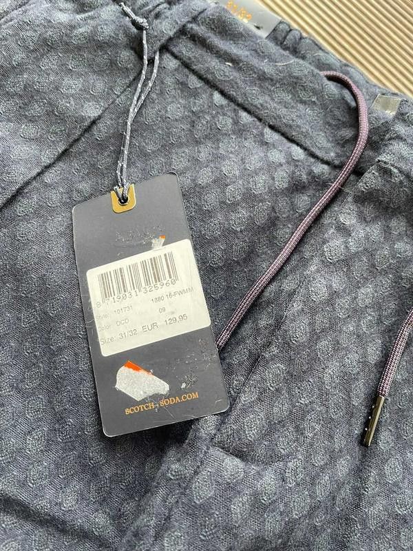 Scotch & Soda Blue Monogram Jogger with lace Scotch&Soda w31 Size US 31 - 5 Thumbnail