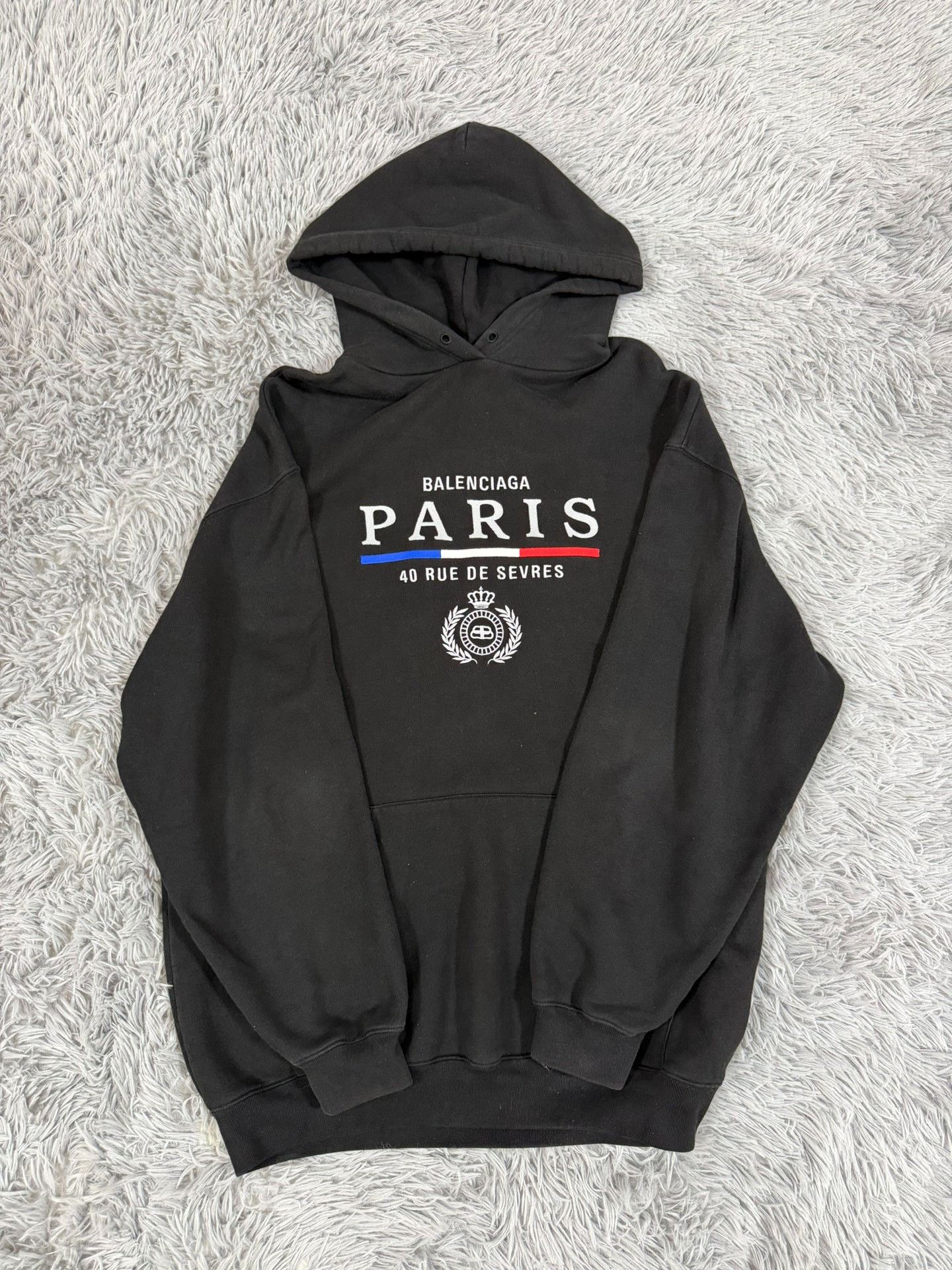 Balenciaga Balenciaga Black Hoodie XS Women Size XS / US 0-2 / IT 36-38 - 1 Thumbnail