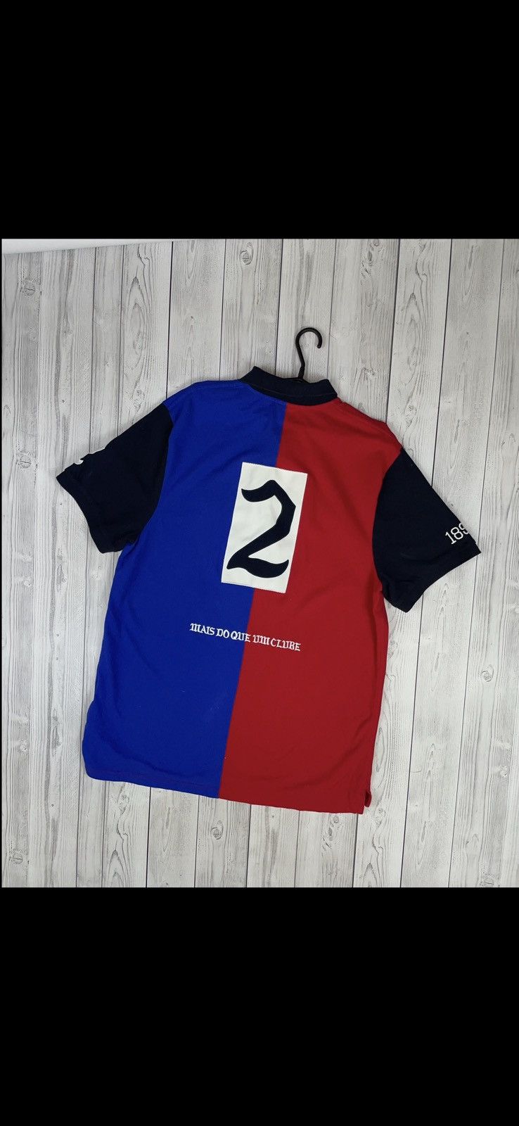 Nike Vintage nike Barcelona soccer polo rare logo retro big logo Size US XXL / EU 58 / 5 - 6 Thumbnail