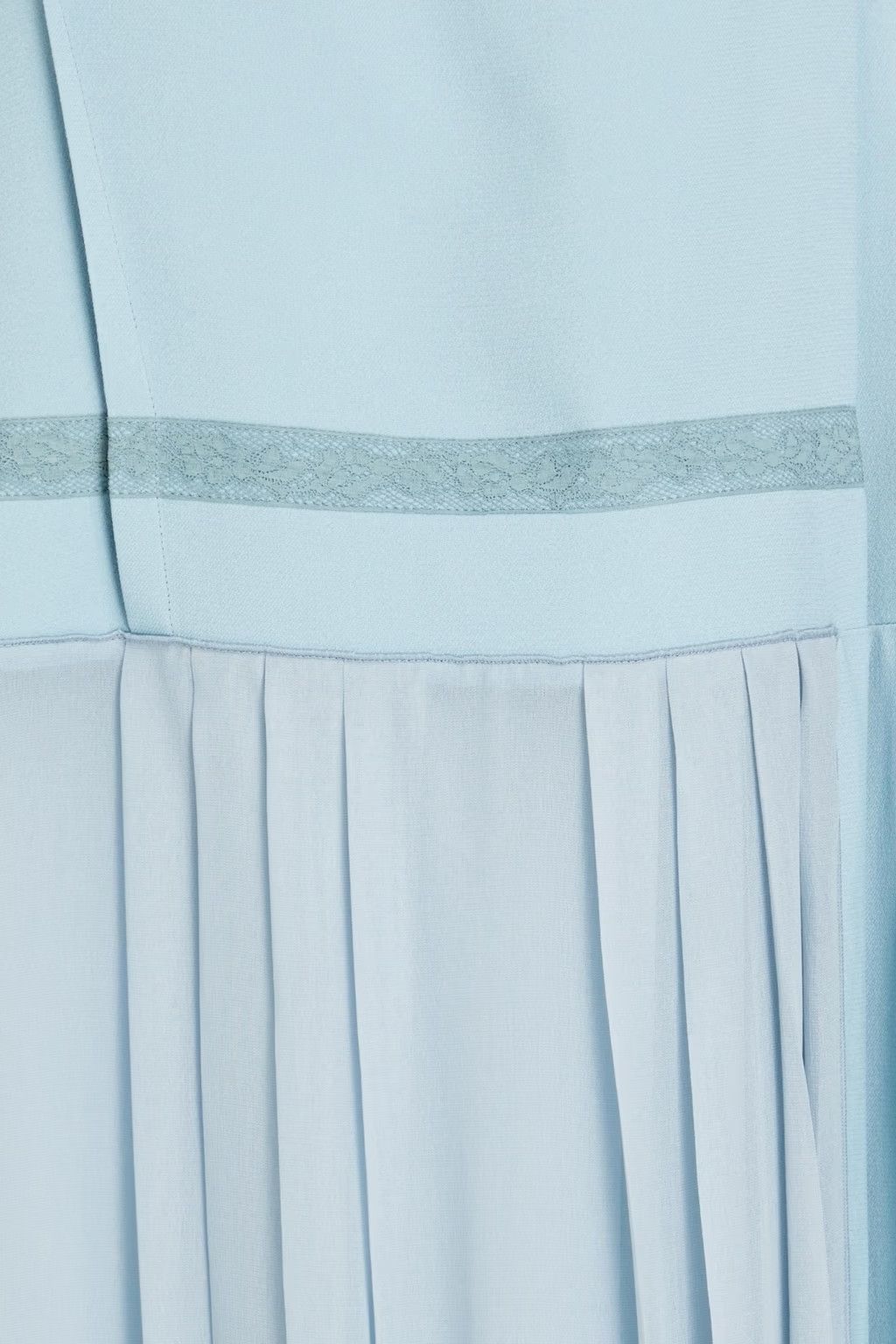 Chloe o1y0825 Midi Dress in Light Blue Size M / US 6-8 / IT 42-44 - 4 Thumbnail