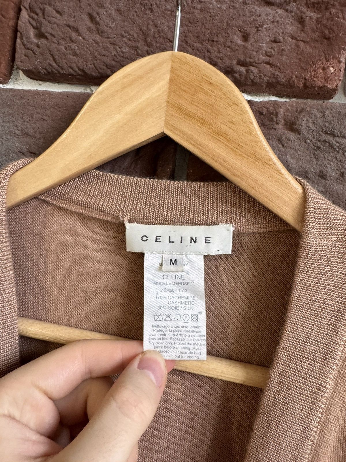 Celine Celine Cashmere Knit Cardigan Womens Designer Medium Size M / US 6-8 / IT 42-44 - 5 Thumbnail