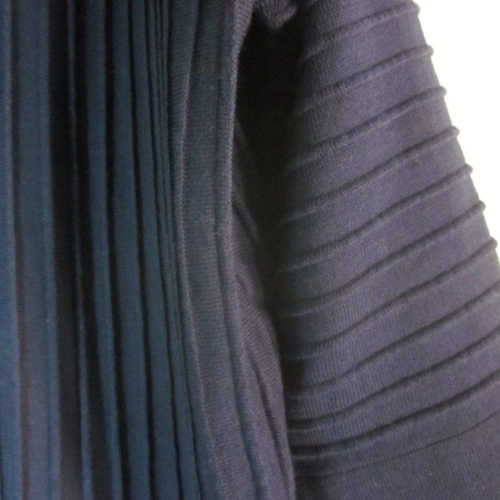 Eileen Fisher Kinross Navy Blue Cotton Sweater Womens Size Large Size L / US 10 / IT 46 - 6 Thumbnail